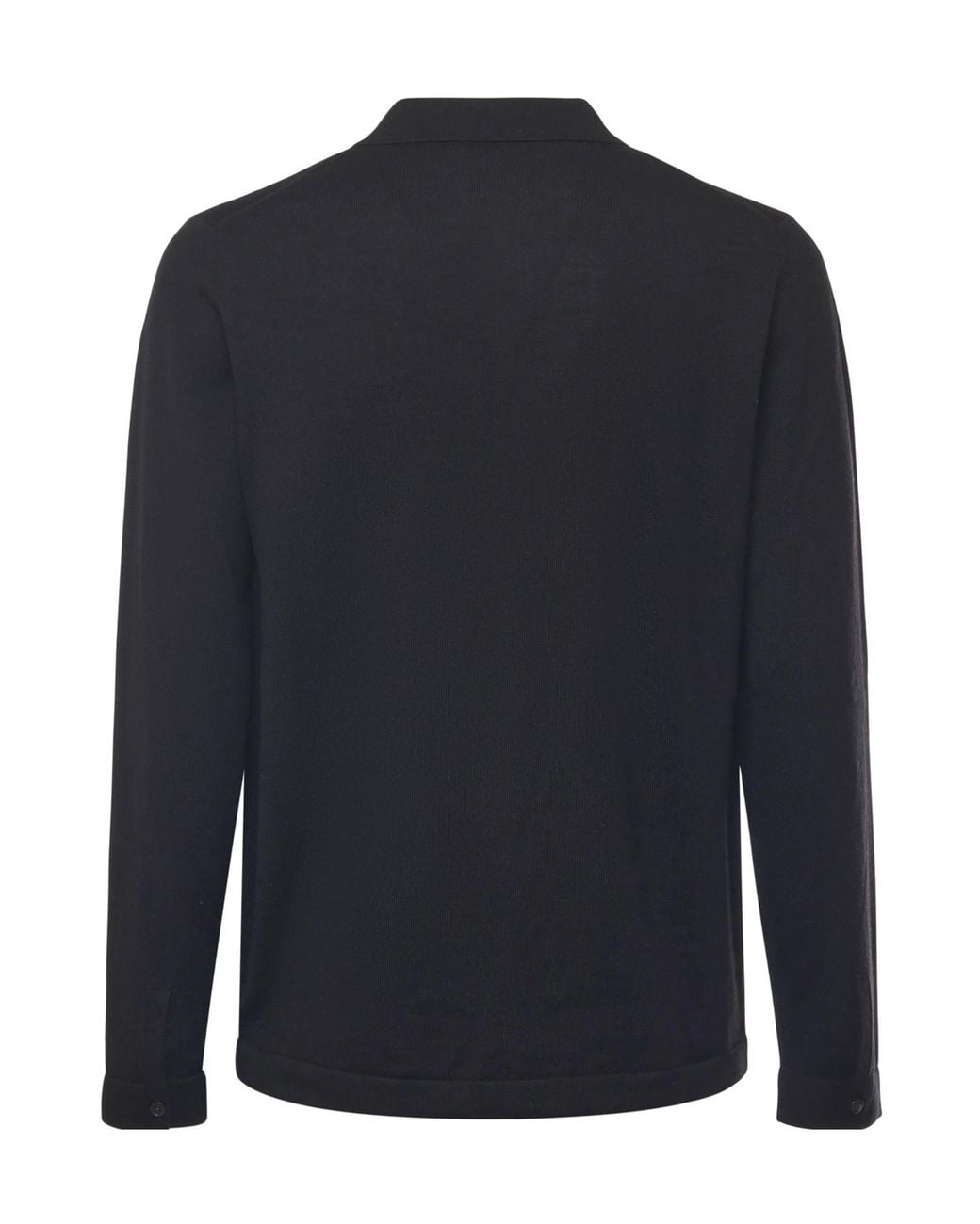 Zanone Blue Button-Up Knit Shirt for men