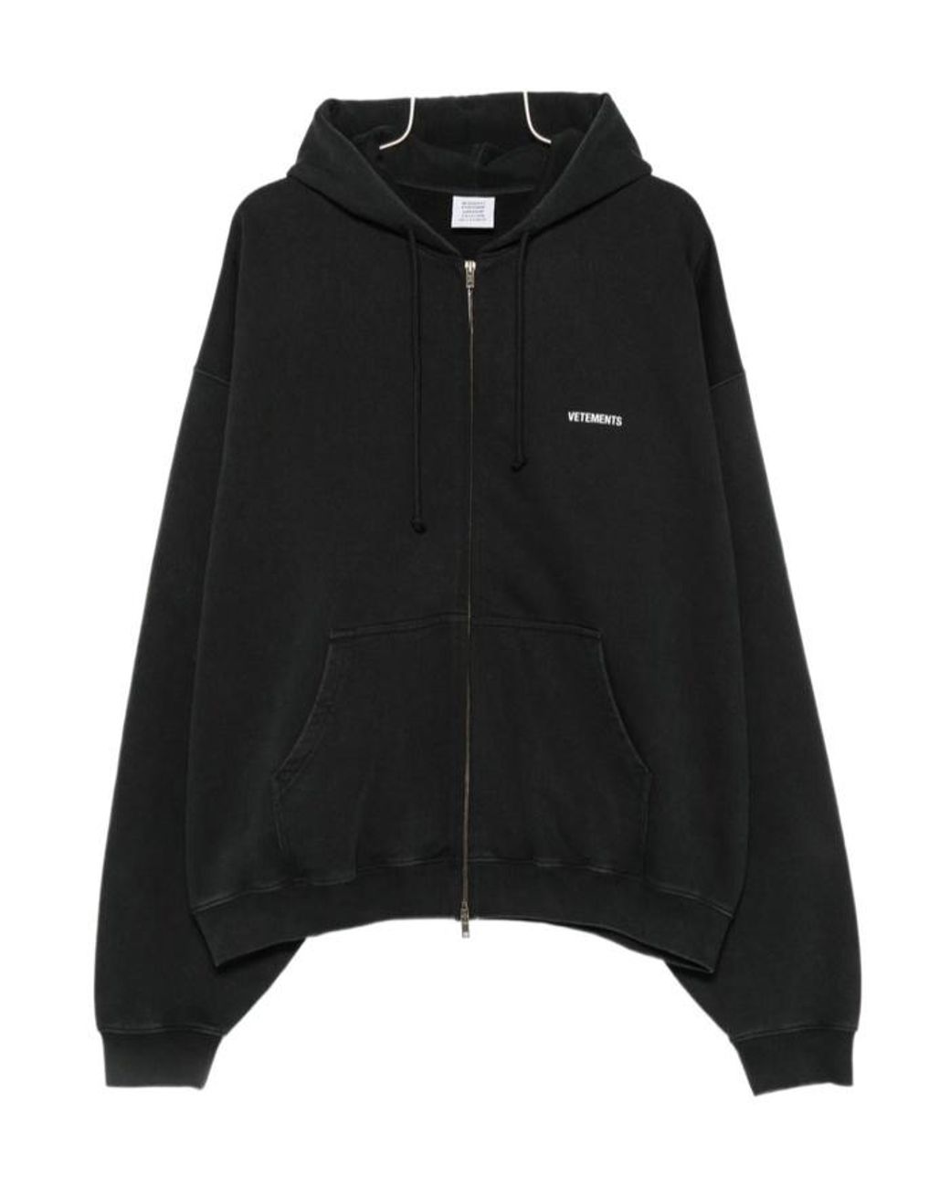 Vetements Black Long-Sleeved Sweatshirt for men