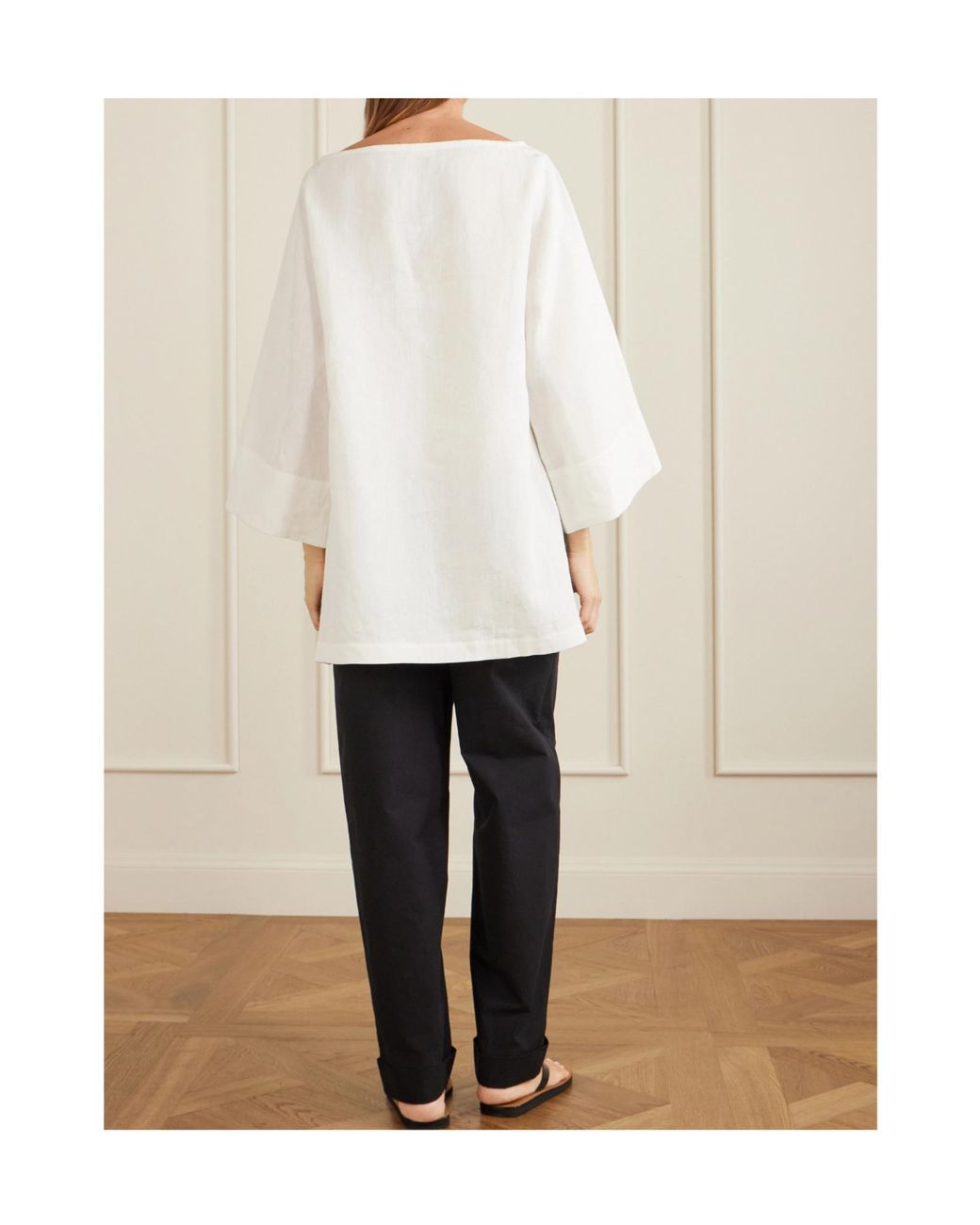 The Row White Regular Solid Top
