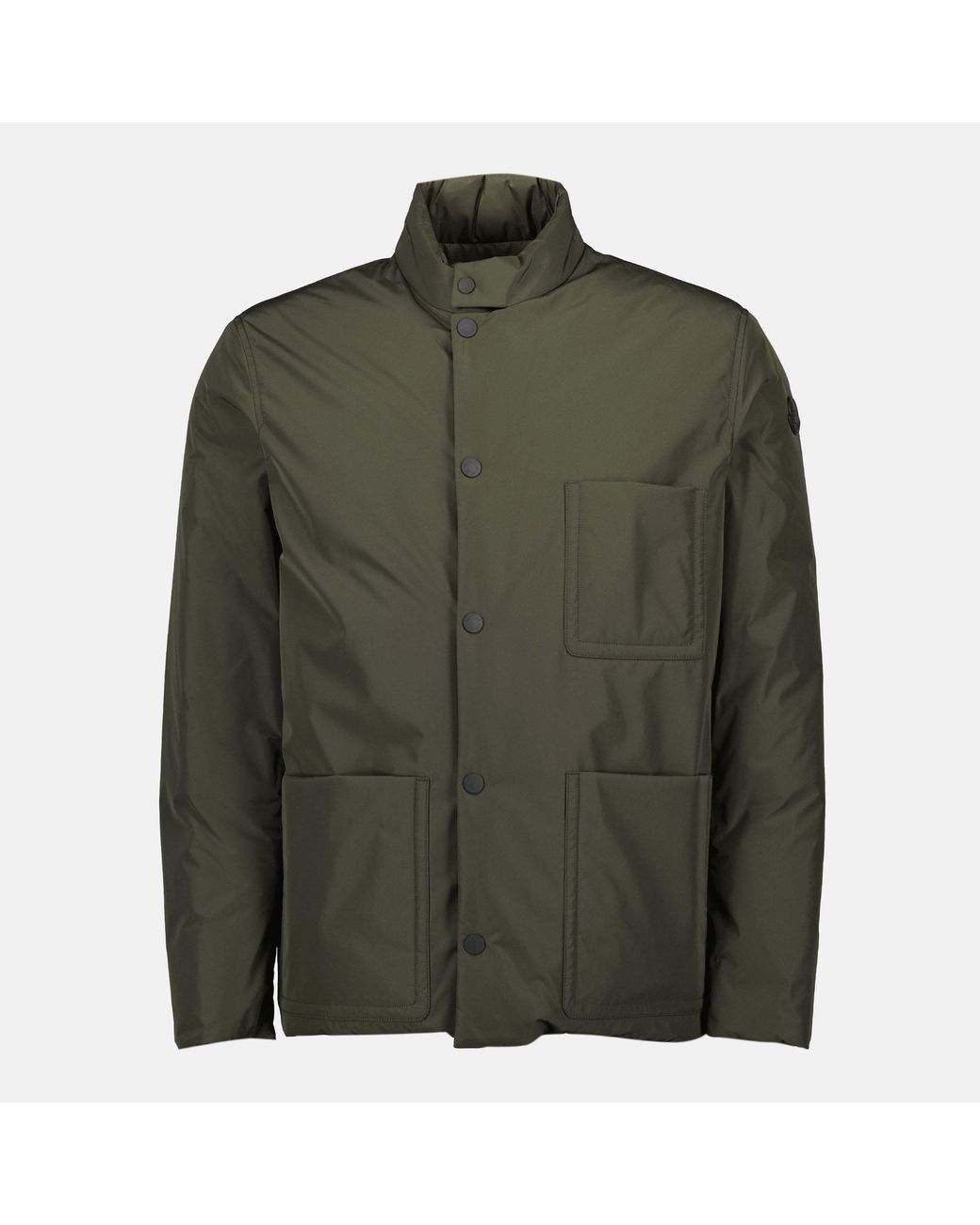 Moncler Green Ouille Reversible Short Padded Jacket for men