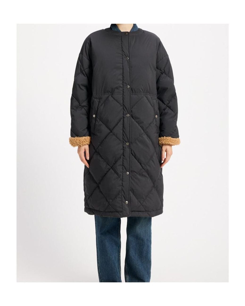 Pyrenex Black Blossom Long-Sleeved Down Jacket