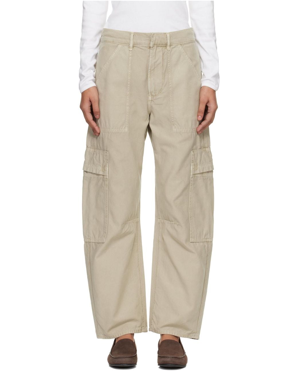 Citizens of Humanity Natural Marcelle Cargo Casual Pants