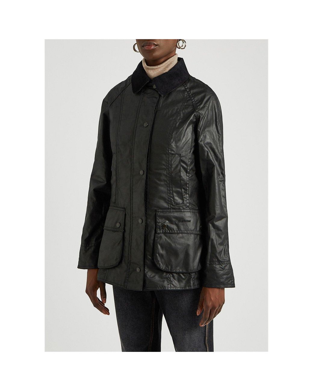 Barbour Black Minimalist Slim-Fit Jacket
