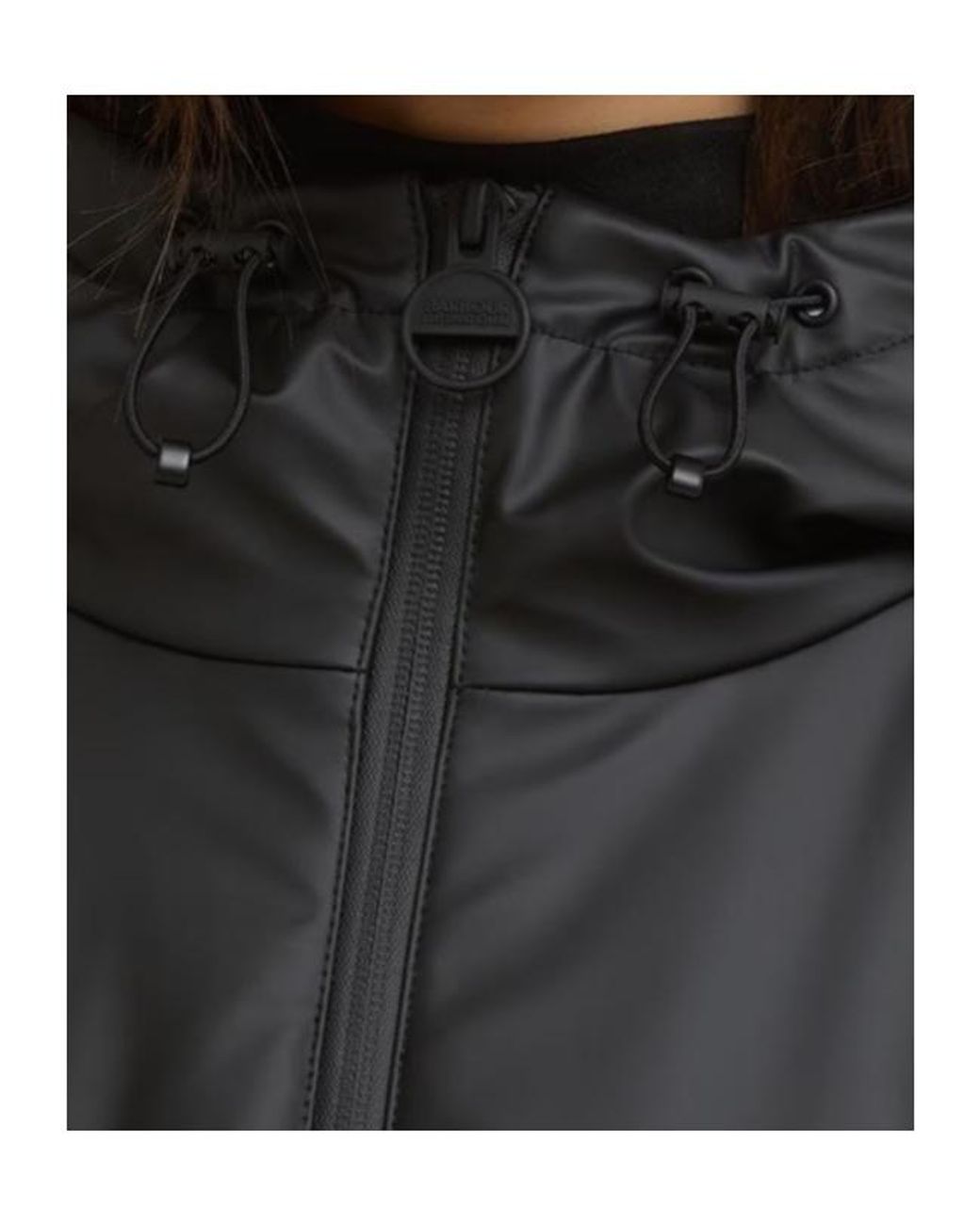 Barbour Black Long-Sleeved Casual Jacket