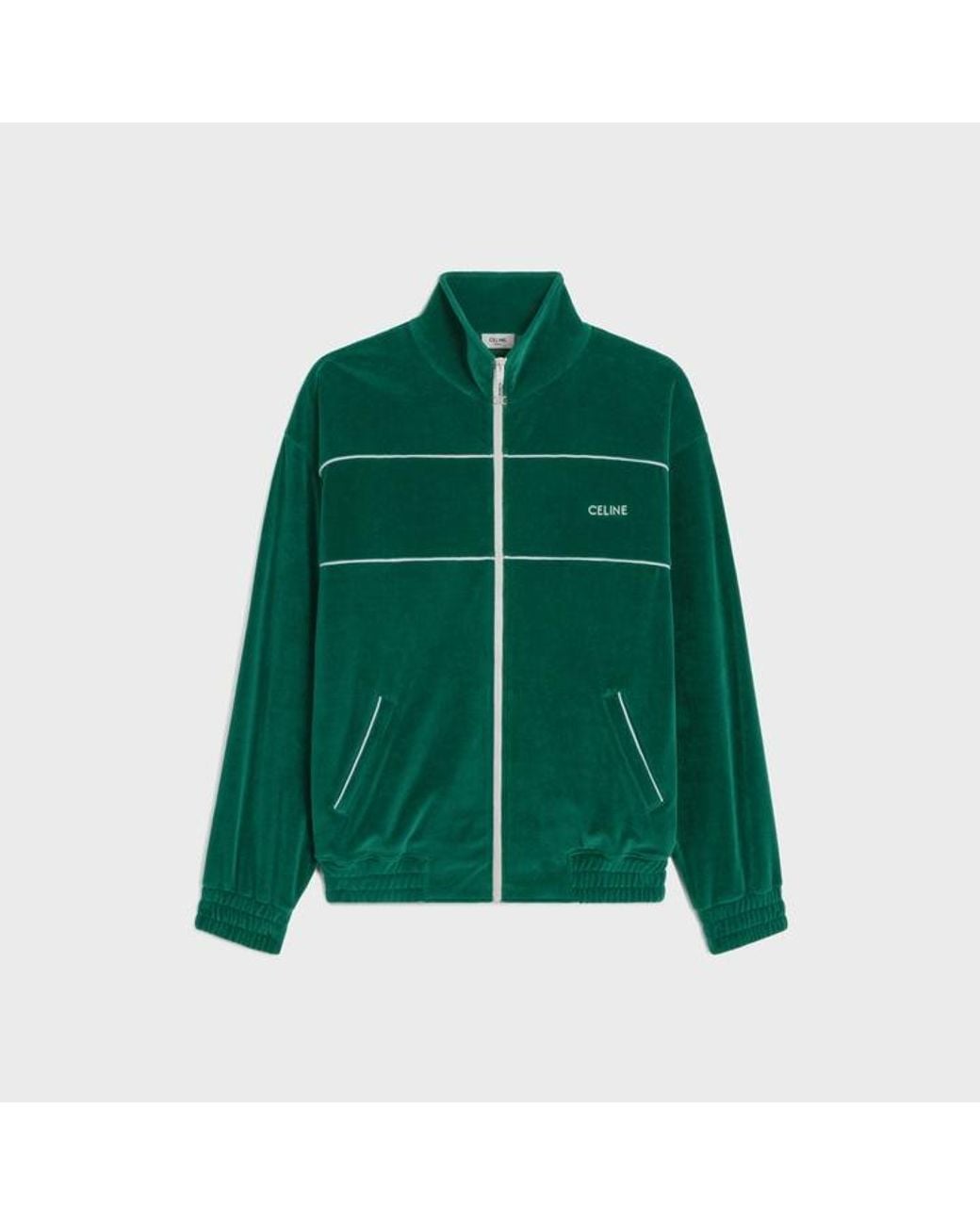 Céline Green Tracksuit Jacket for men
