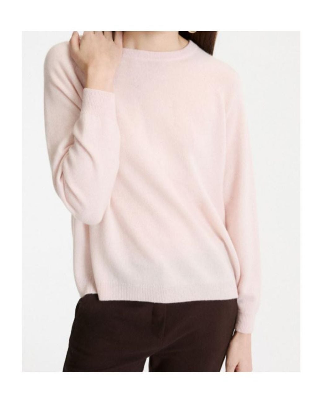 Marella Natural Crew-Neck Cashmere Jumper