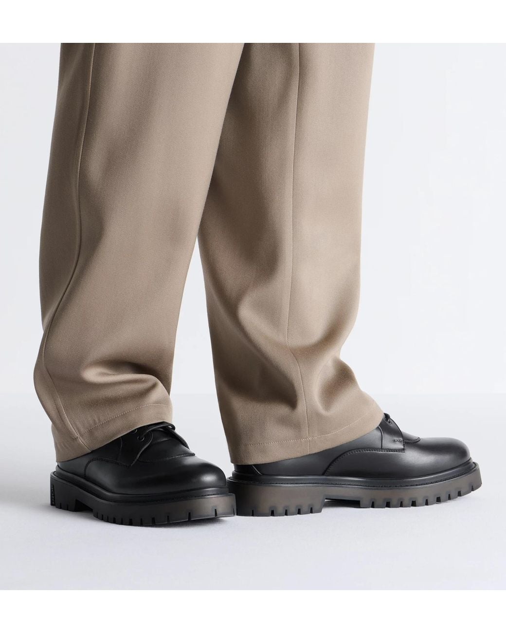 Dior Black Homme Explorer Iii Derby Shoes for men