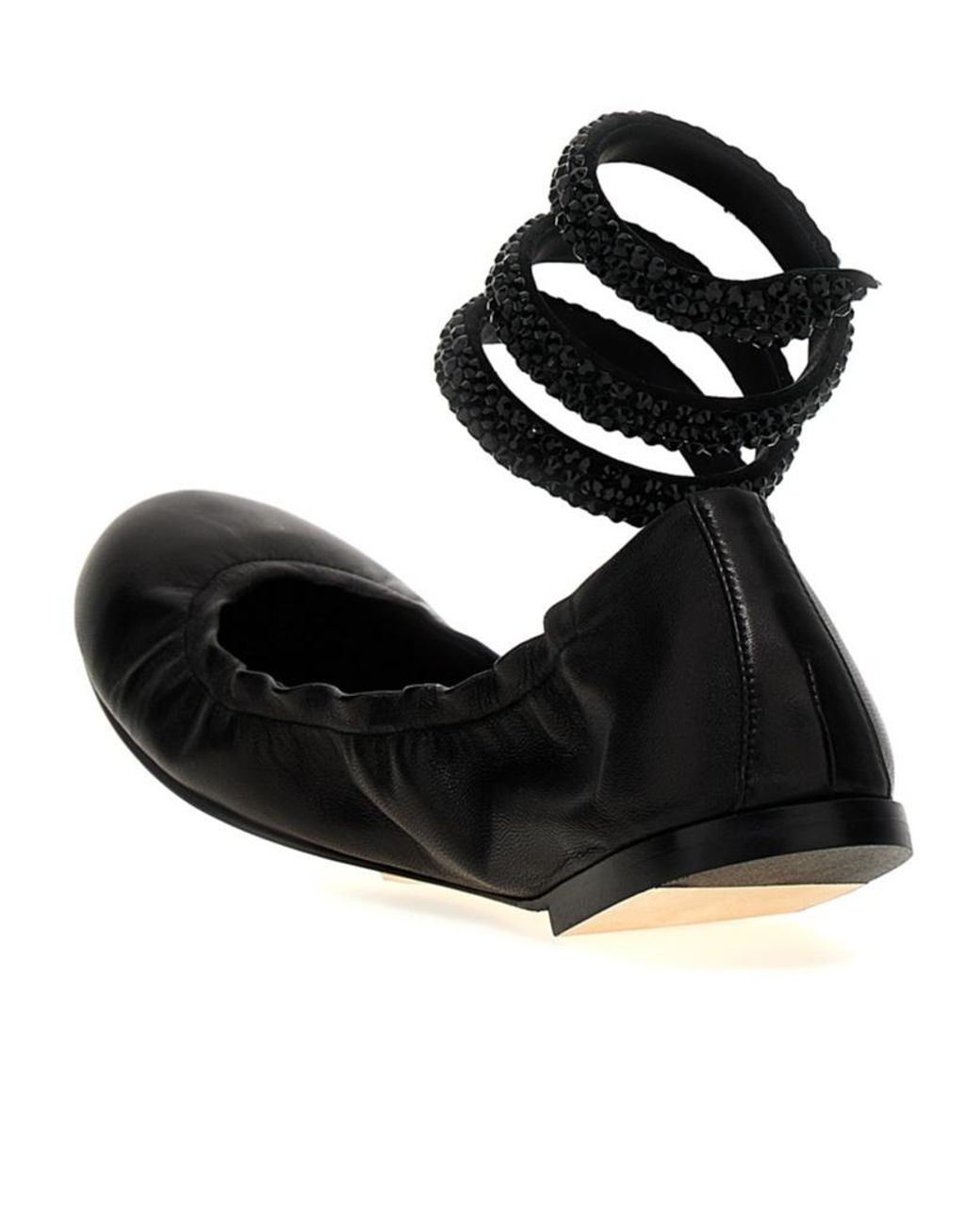 Rene Caovilla Black René Caovill Cleo Embellished Ballet Flats