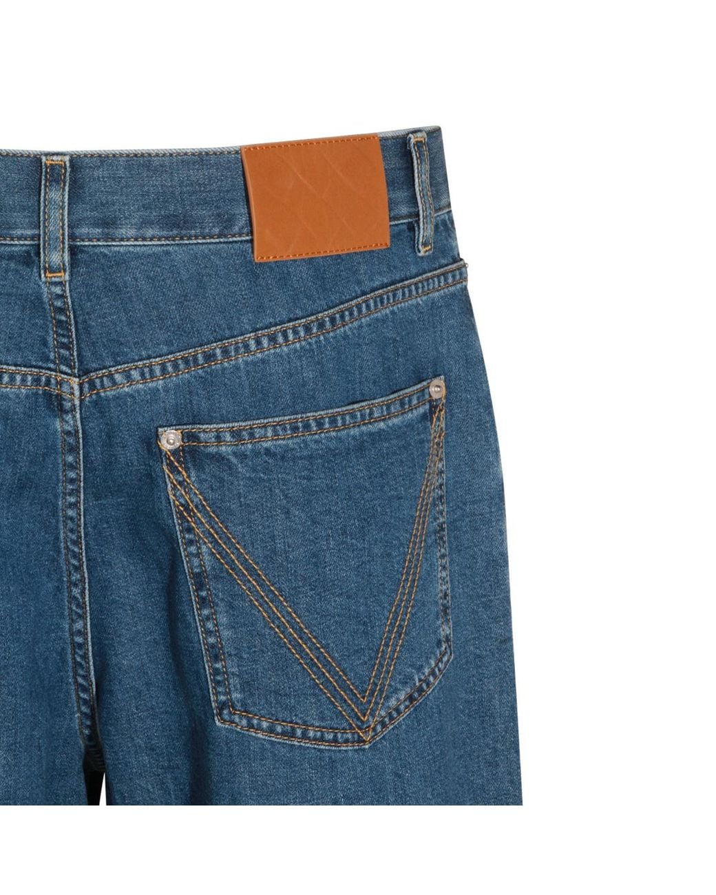 Bottega Veneta Blue Wide Leg Jeans