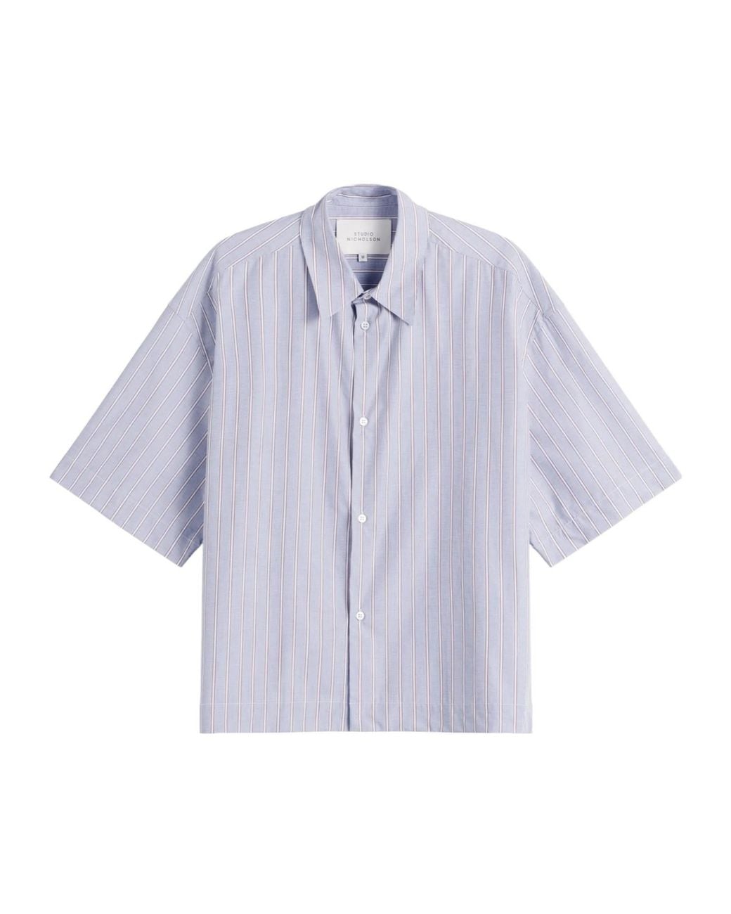 Studio Nicholson Purple Striped Shirt for men