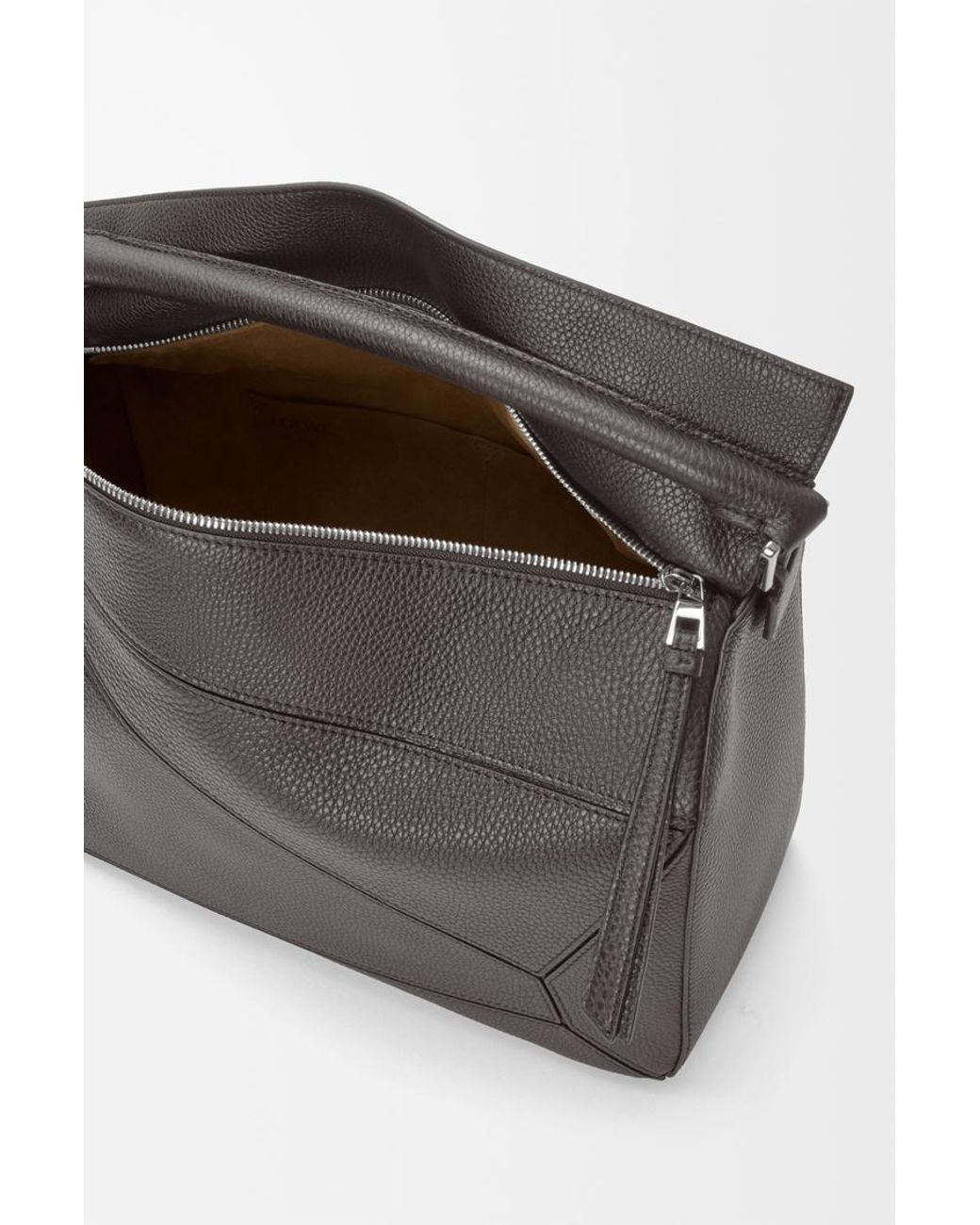 Loewe Gray Large Puzzle Bag for men