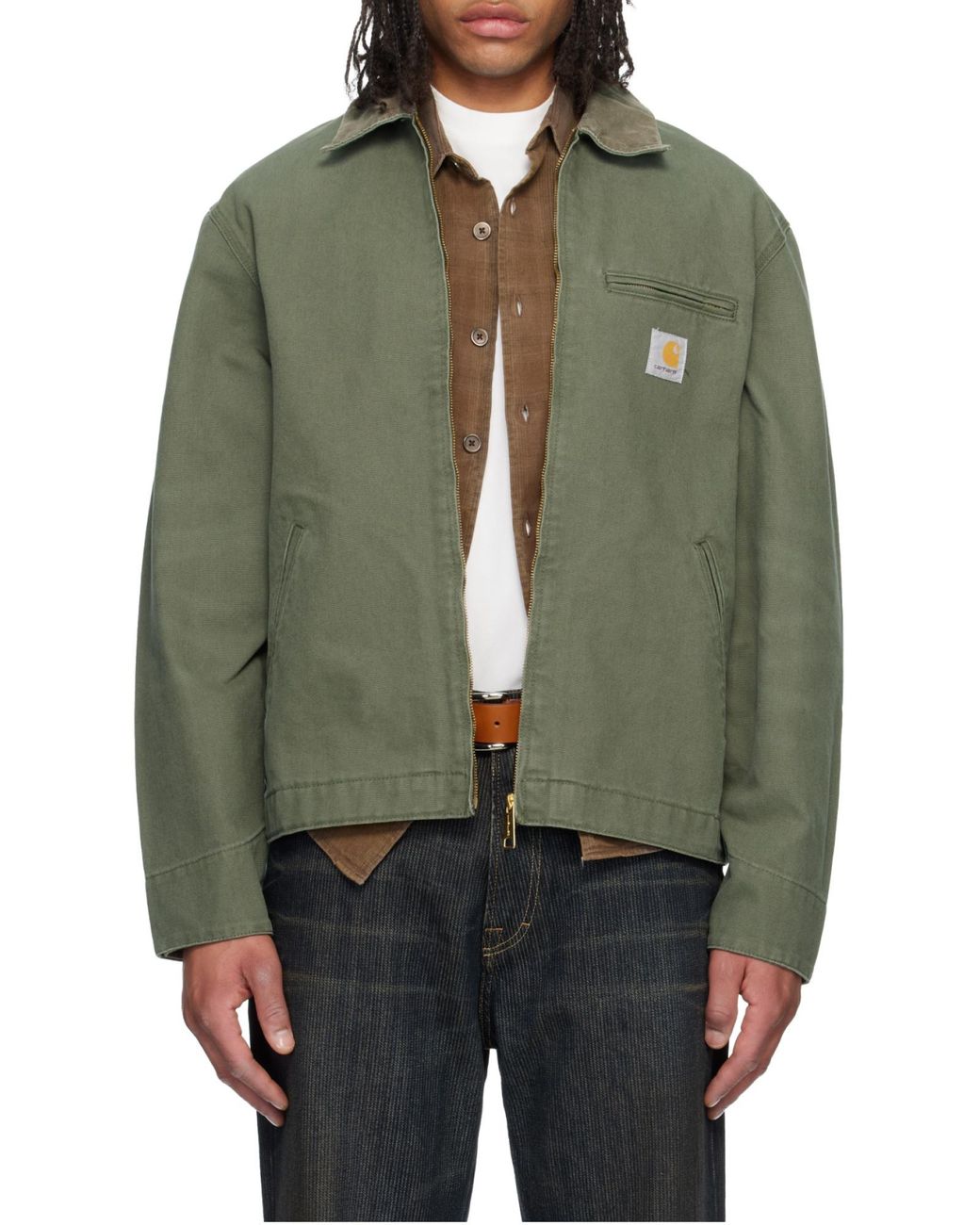 Carhartt Green Detroit Jacket for men