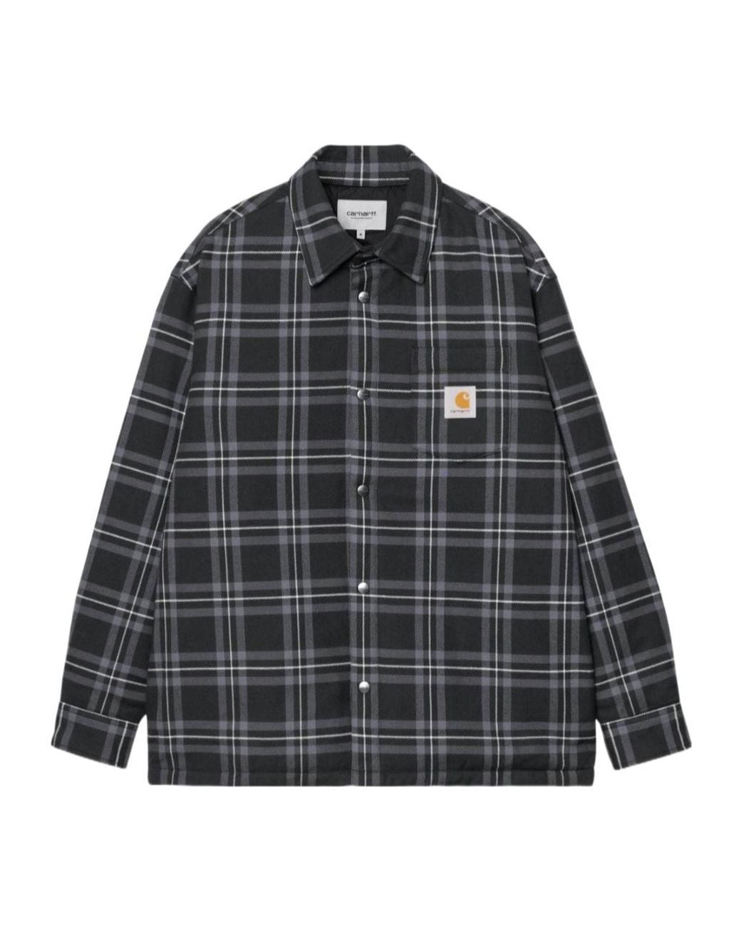 Carhartt Gray Baird Shirt Jac for men