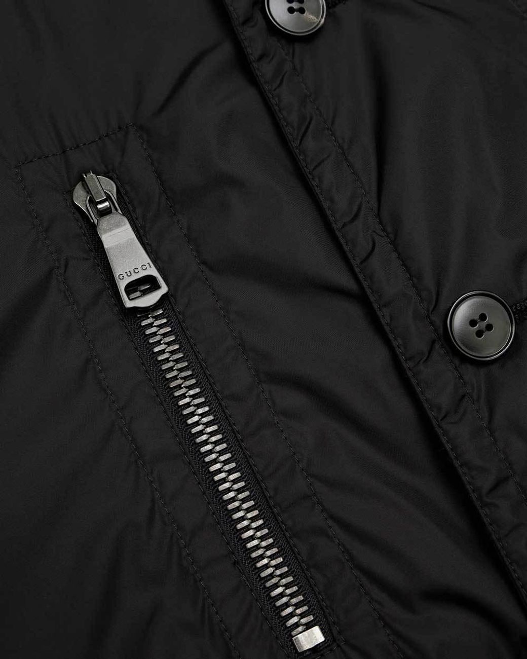Gucci Black Button Casual Jacket for men