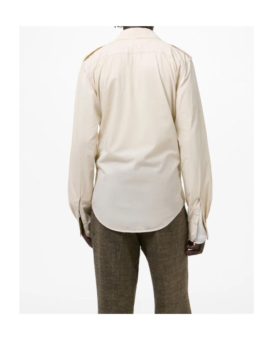 Our Legacy Natural Lean Chest-Pockets Shirt for men