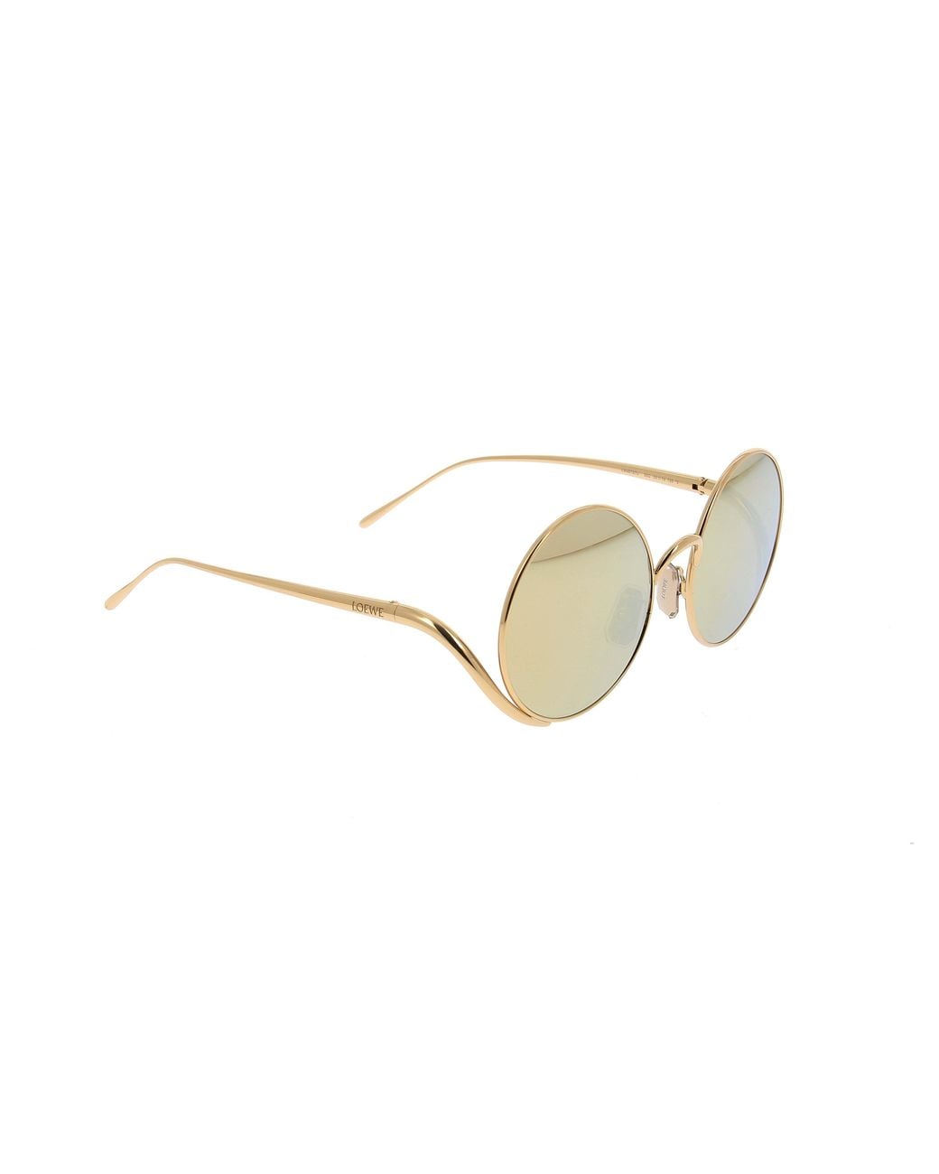 Loewe Metallic Round Frame Sunglasses