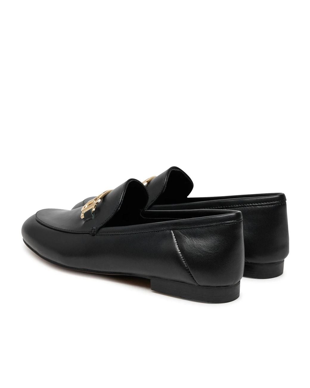 Guess Black Martynas Leather Loafers