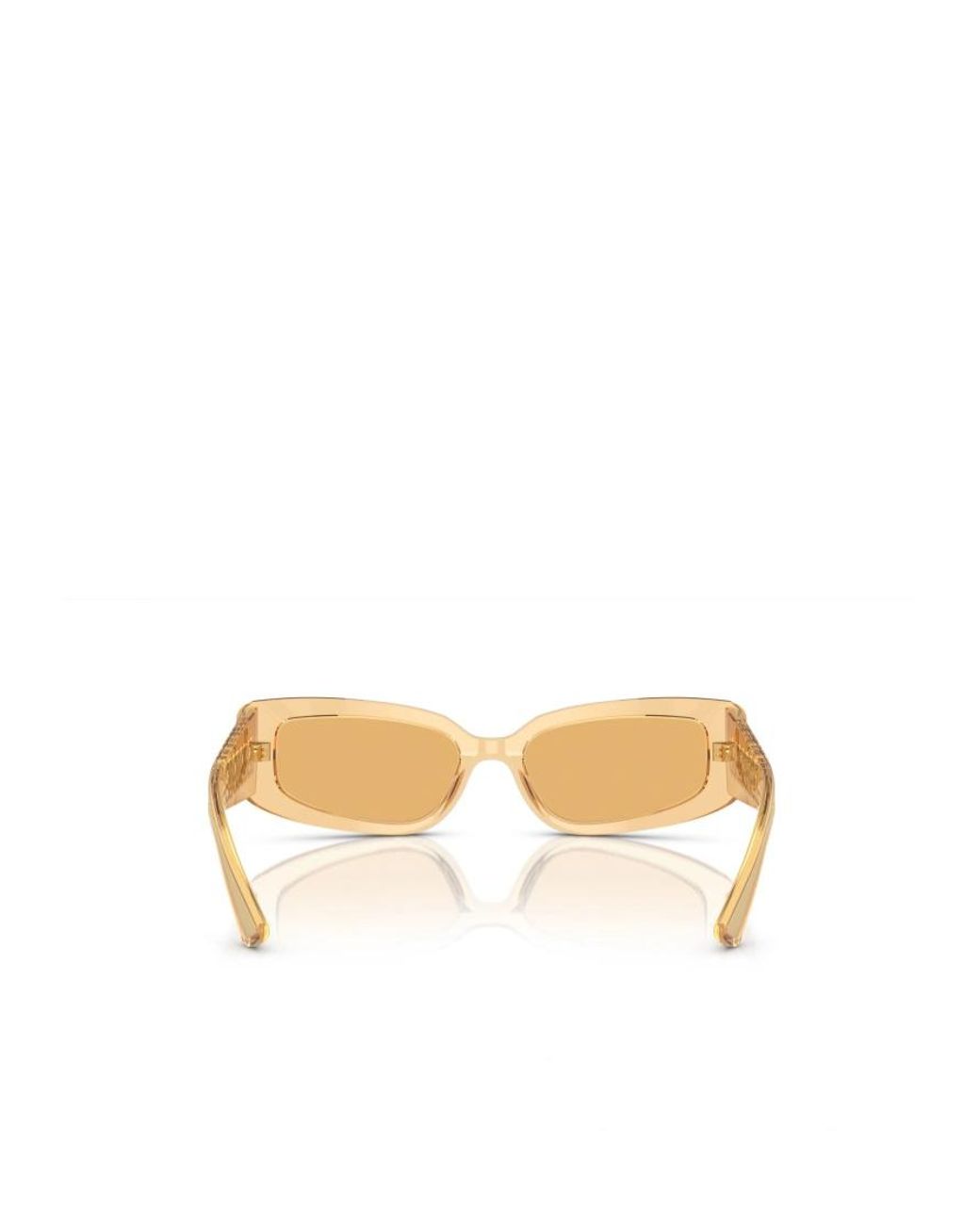 Dolce & Gabbana Metallic Eyewear Rectangular Frame Sunglasses
