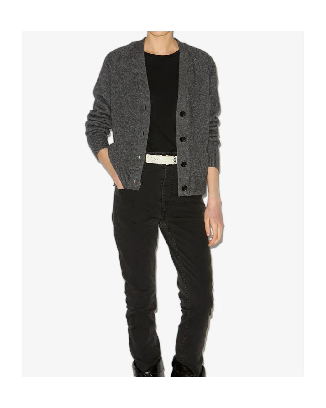 Isabel Marant Gray Brat Cardigan