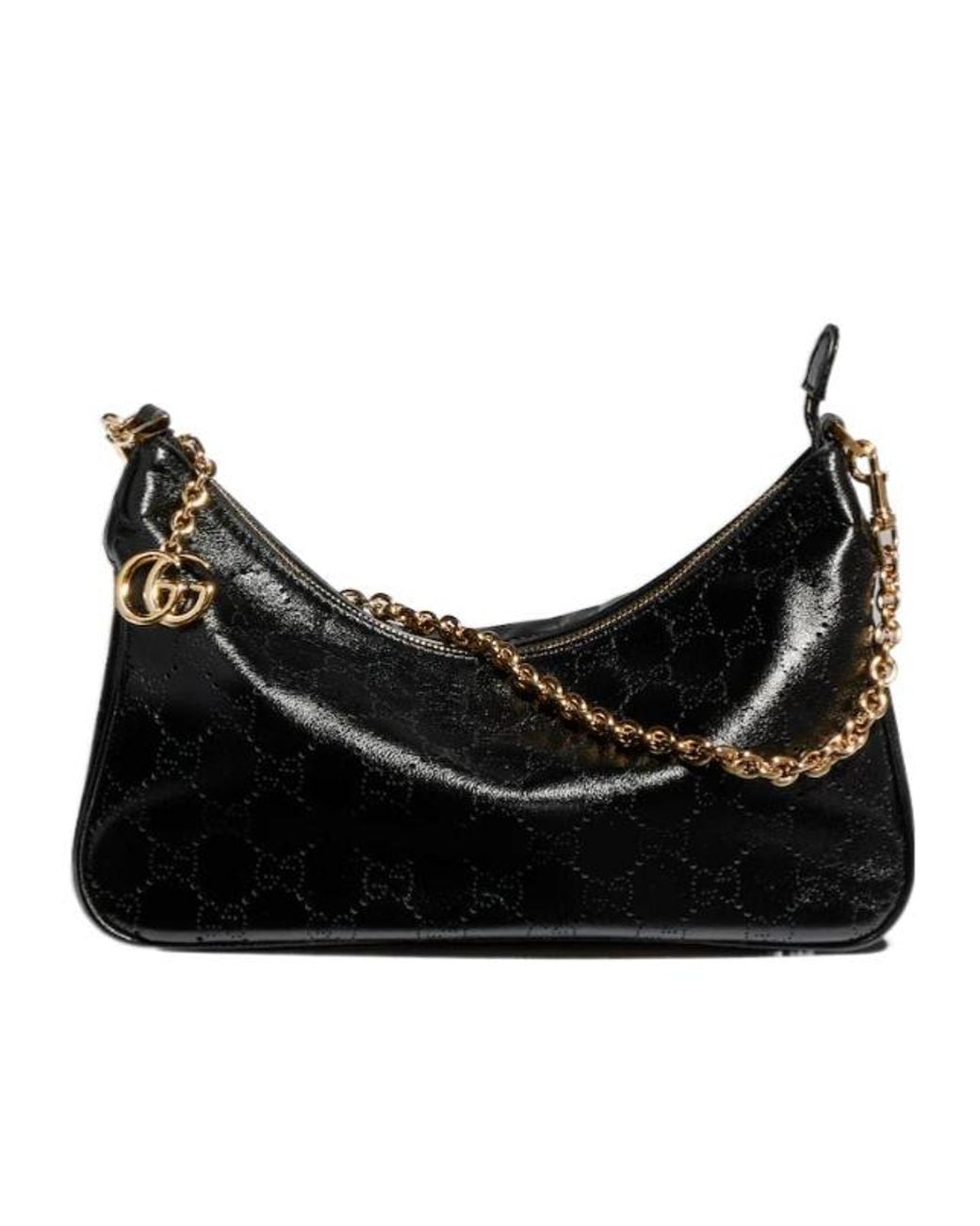 Gucci Black Lady Lunetta Chain Small Shoulder Bag