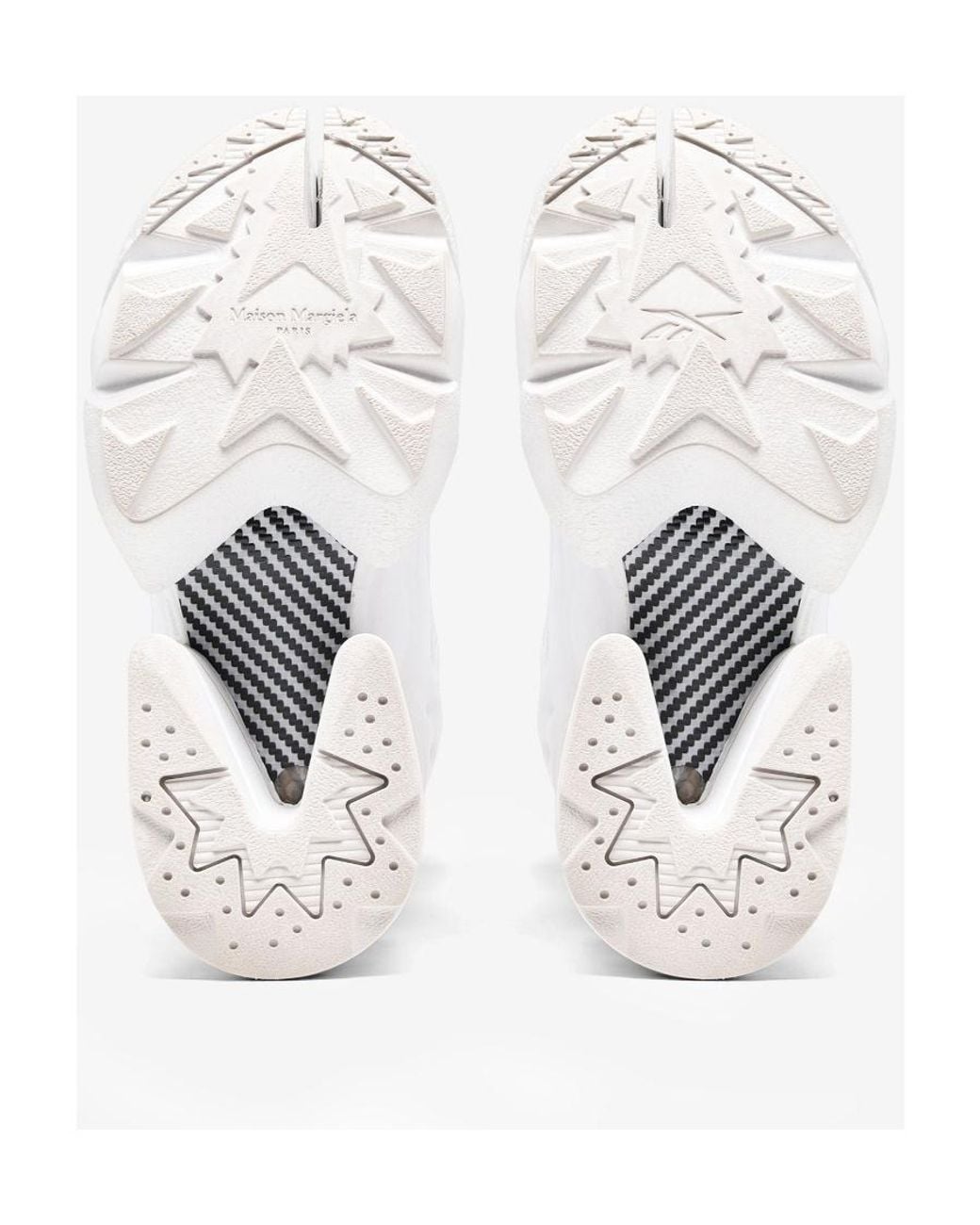 Maison Margiela White X Reebok Tabi Instapump Fury Hi Boots