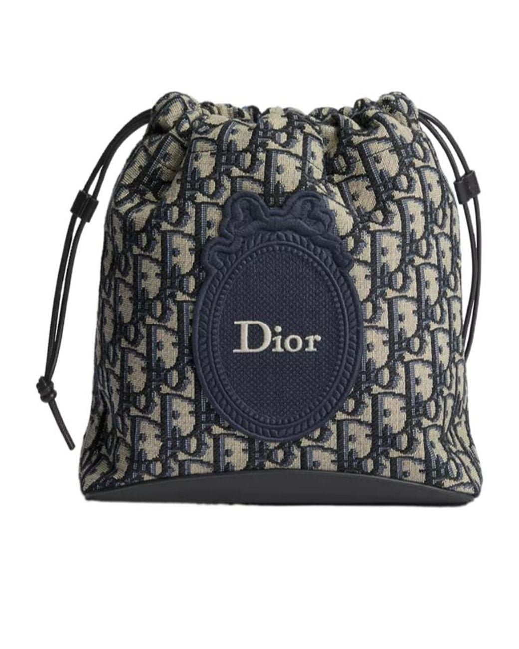 Dior Black Blooming Mini Bucket Bag
