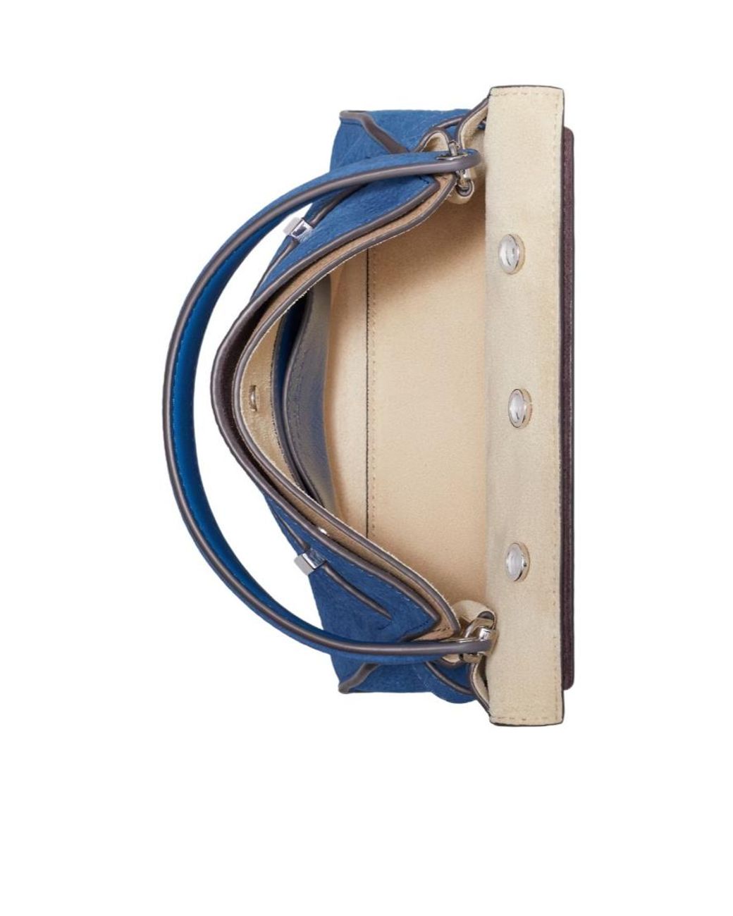 Tory Burch Blue Lee Radziwill Tote Bag
