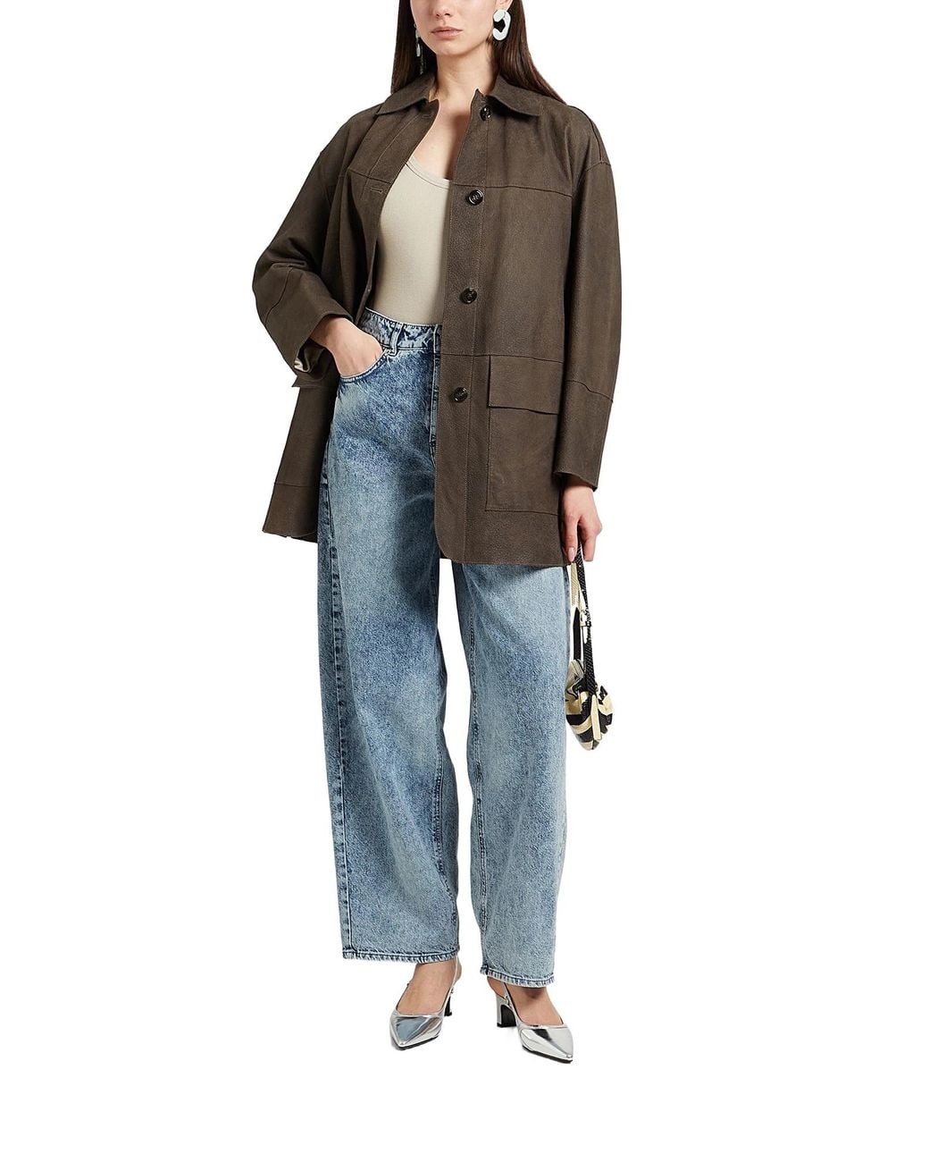 MAX&Co. Blue Denim Trousers