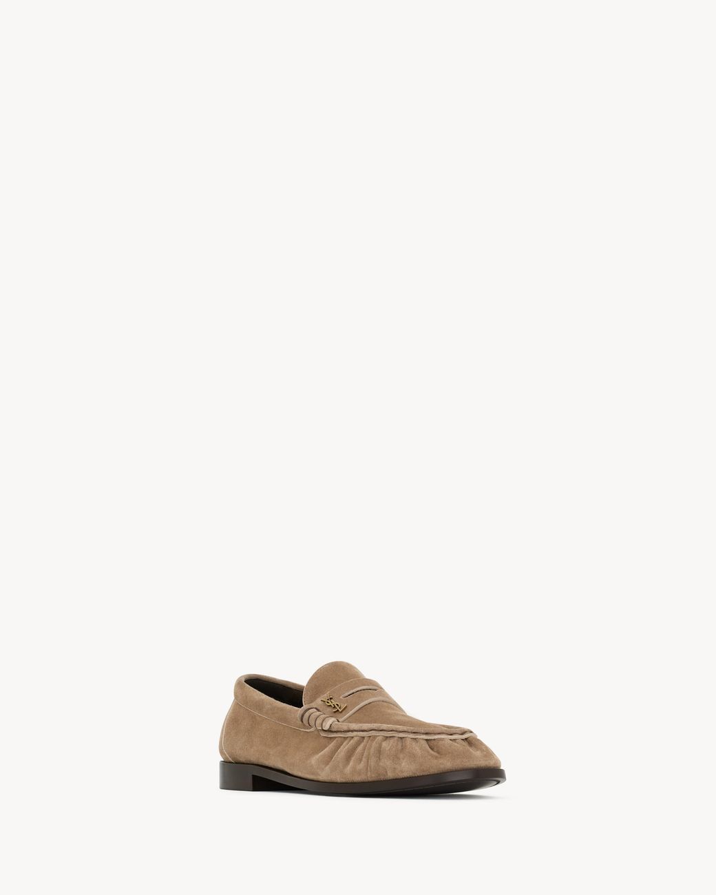 Saint Laurent Brown Le Loafer Supple