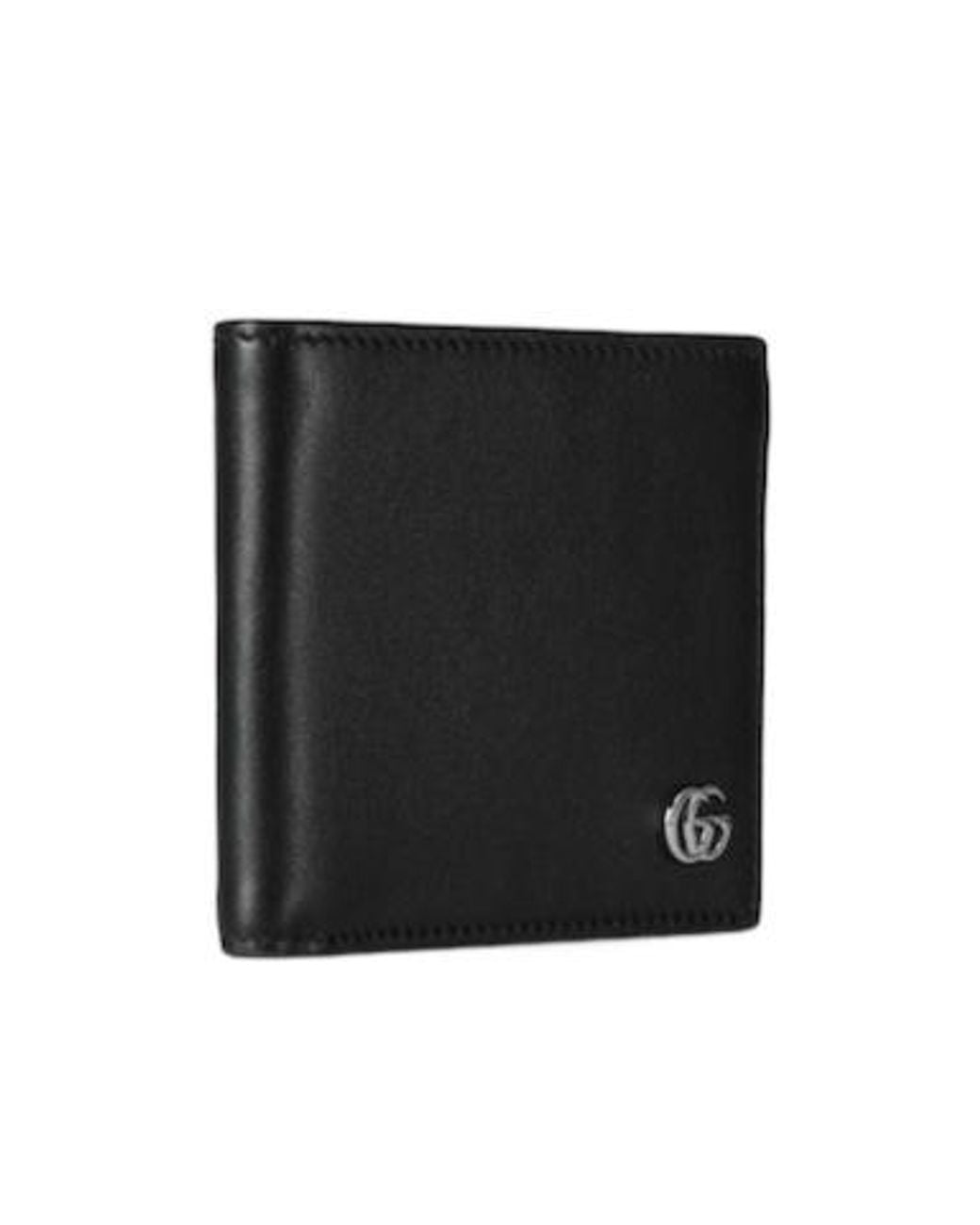 Gucci Black Gg Marmont Bi-Fold Wallet for men