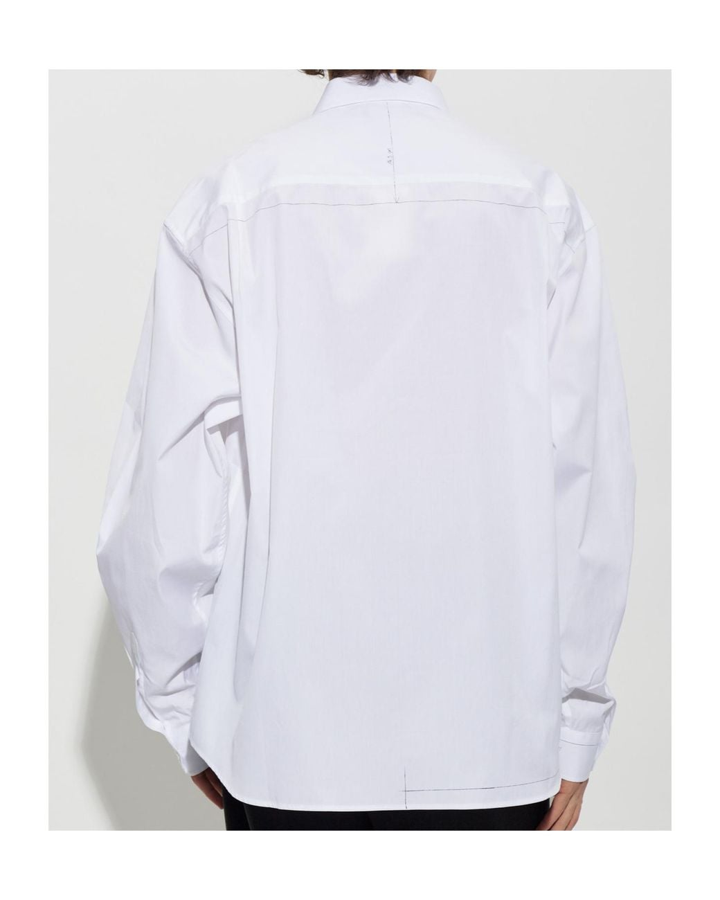 Vetements White Sketch Print Shirt for men