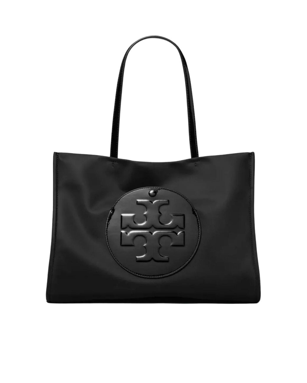 Tory Burch Black Small Ella Tote Bag