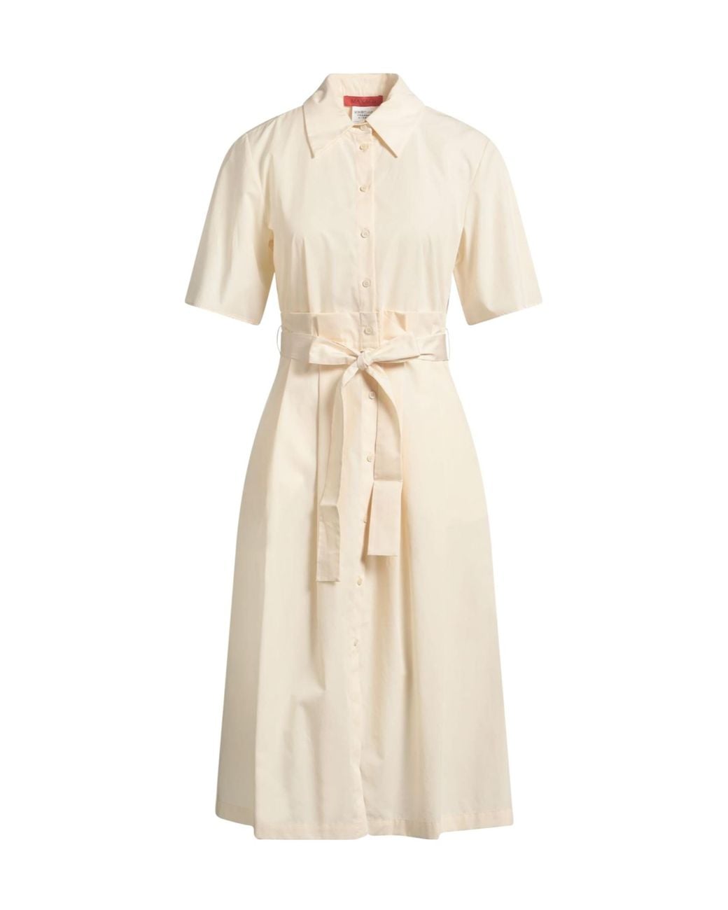 MAX&Co. Natural Shirt Dresses