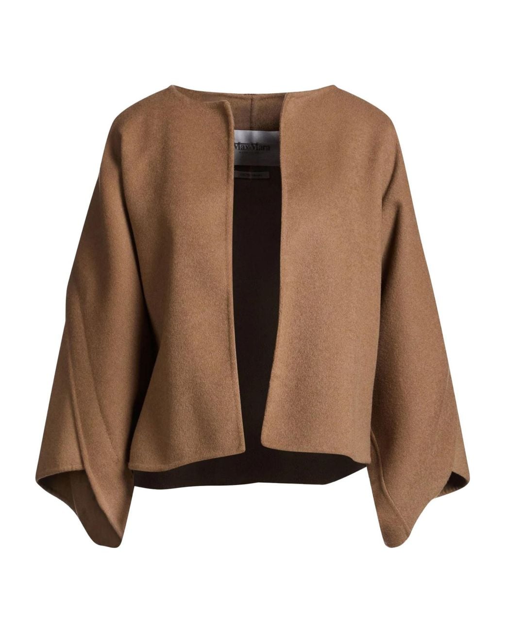 Max Mara Brown Solid Color Jackets