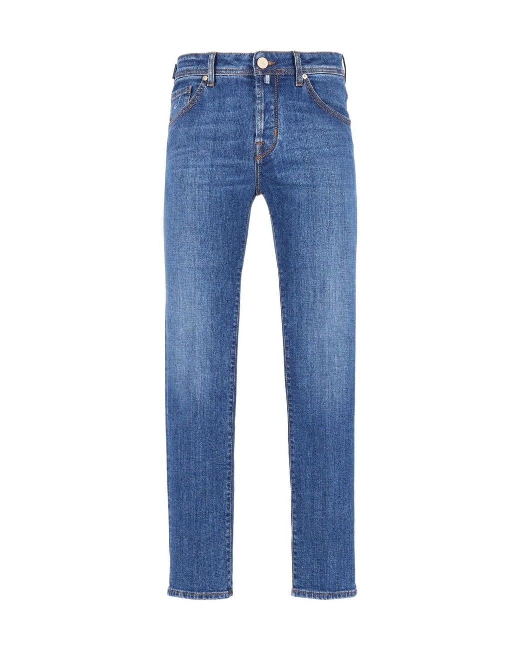 Jacob Cohen Blue Scott Slim Cropped Jeans for men