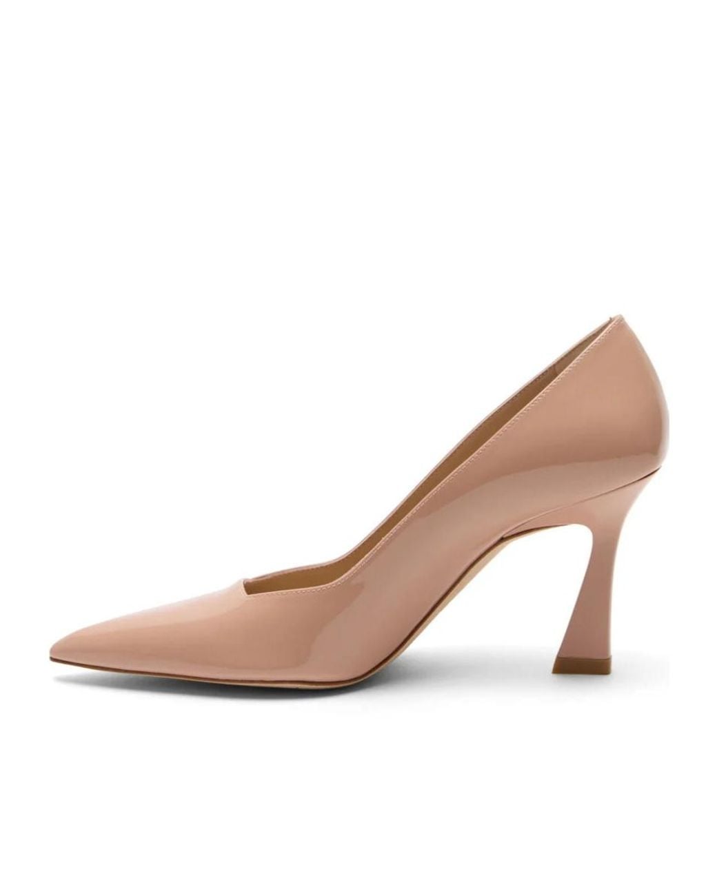Stuart Weitzman White Vinnie 85 Pump