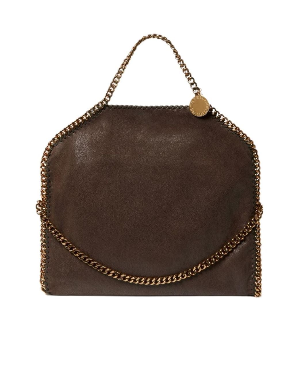 Stella McCartney Brown Falabella 3-Chain Tote Bag