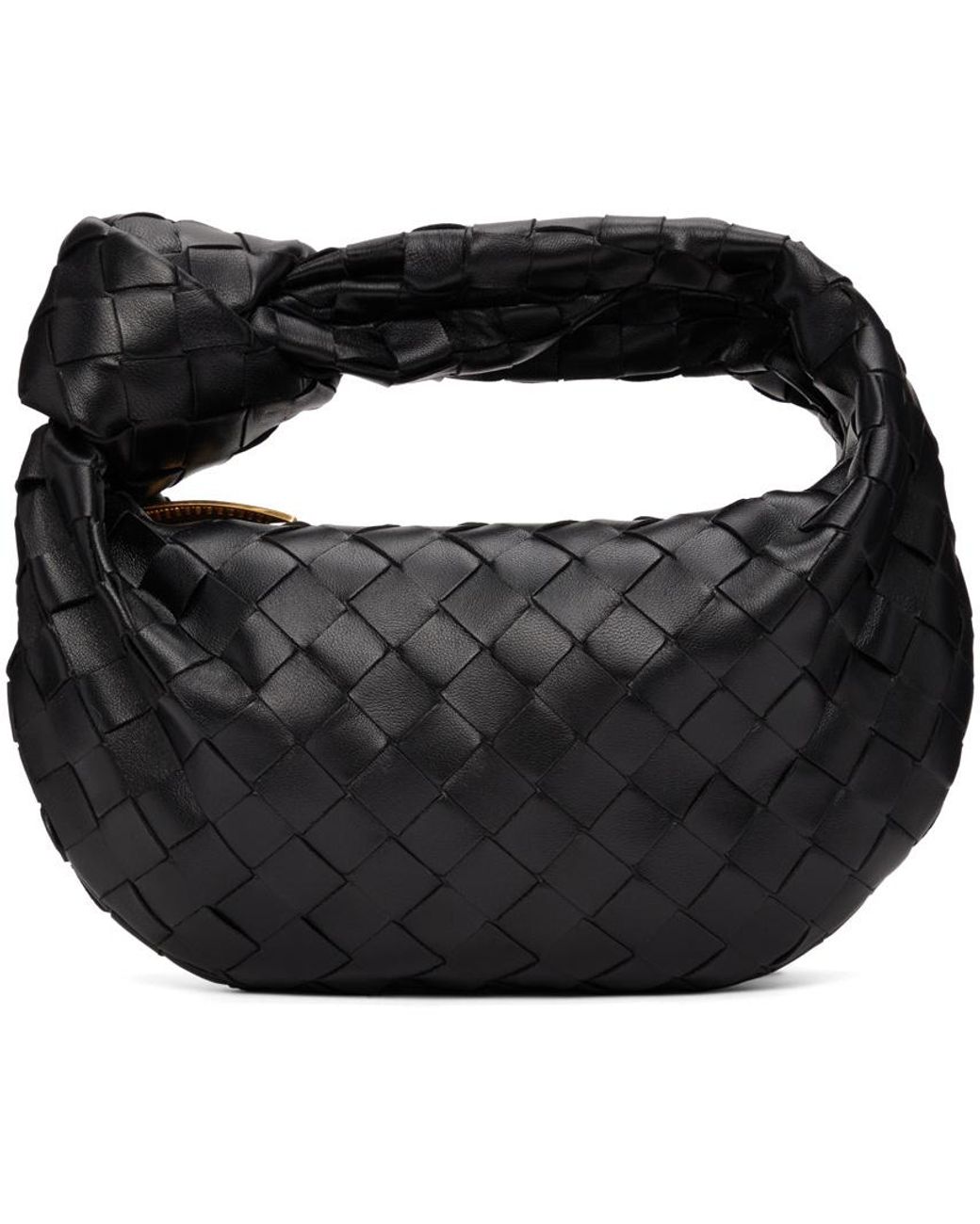Bottega Veneta Black Jodie Mini Tote Bag