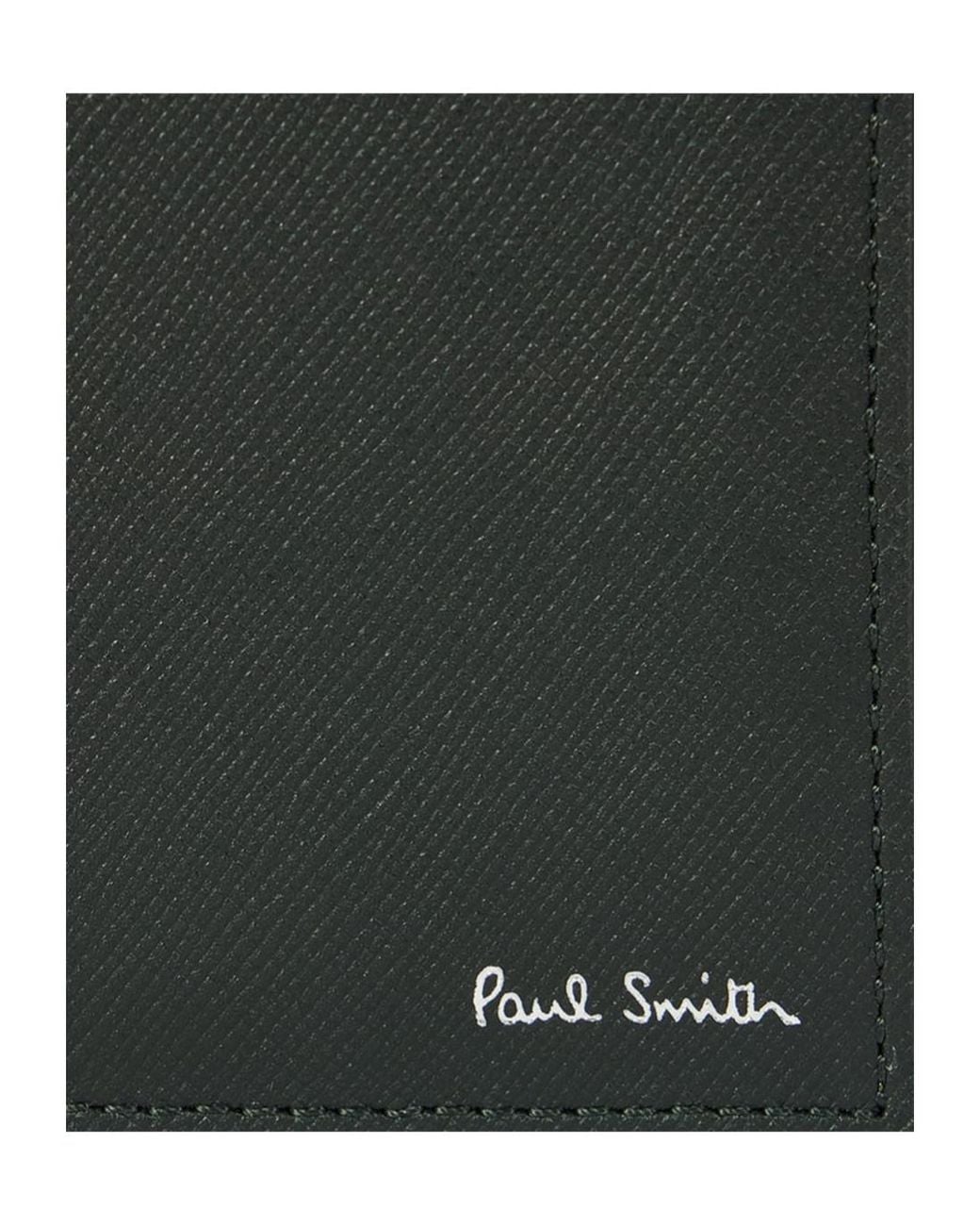 Paul Smith Black Textured Car-Print Wallet for men