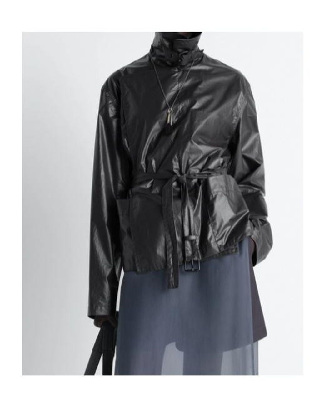 Lemaire Black Light Wrap Jacket