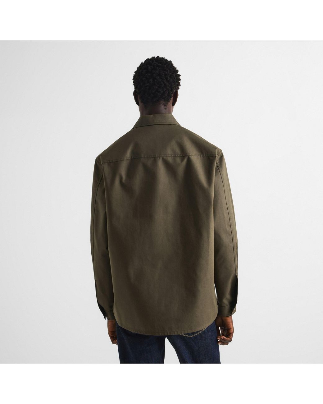 Fendi Green Long-Sleeve Shirt for men