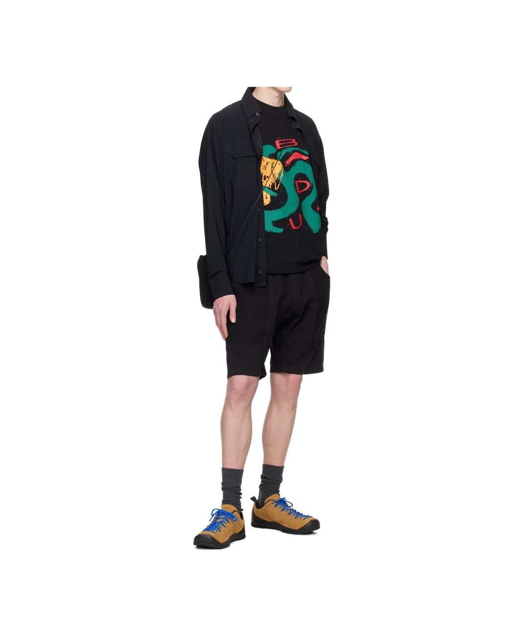Gramicci Blue Utility Gadget Shorts for men