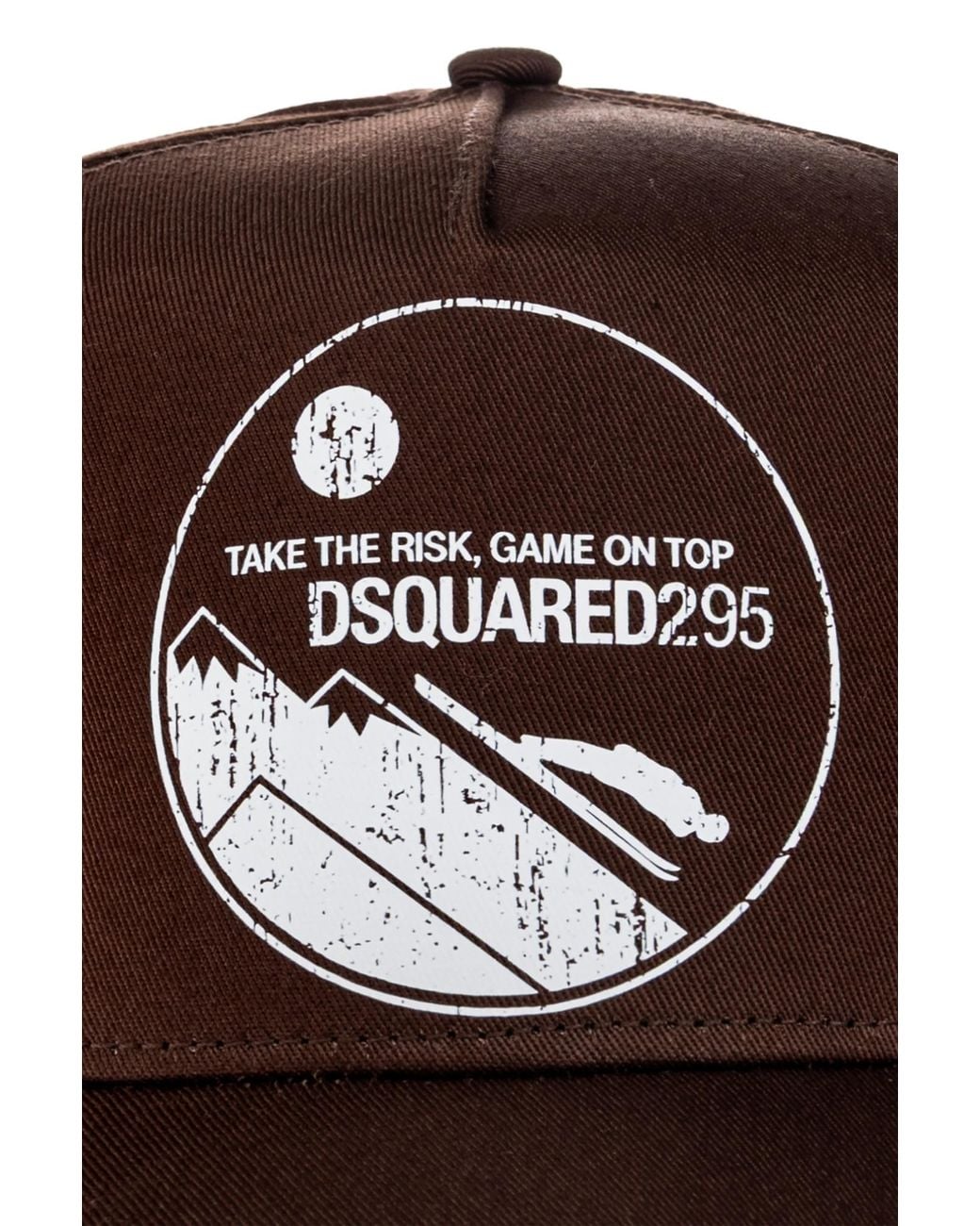 DSquared² Brown Logo Hat for men