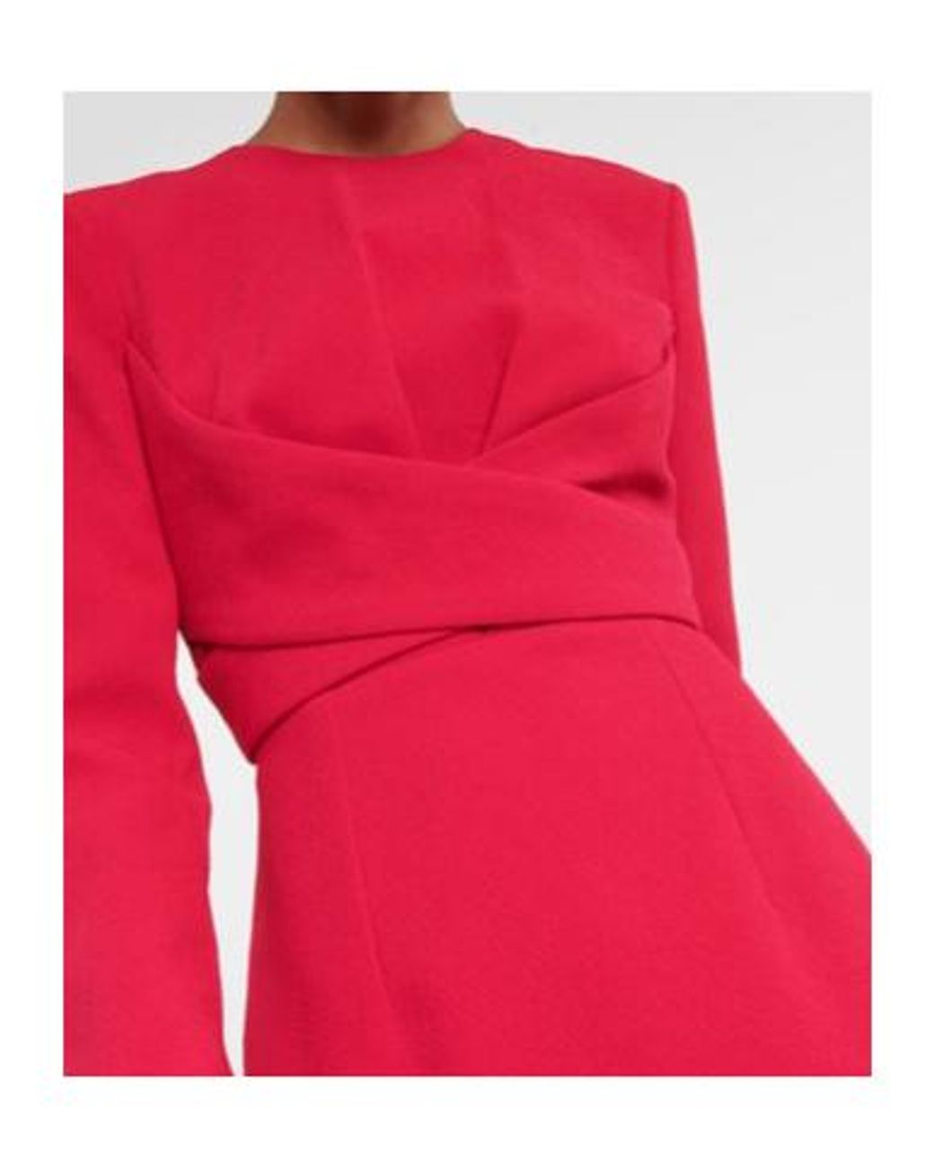 Emilia Wickstead Red Alyvia Gown