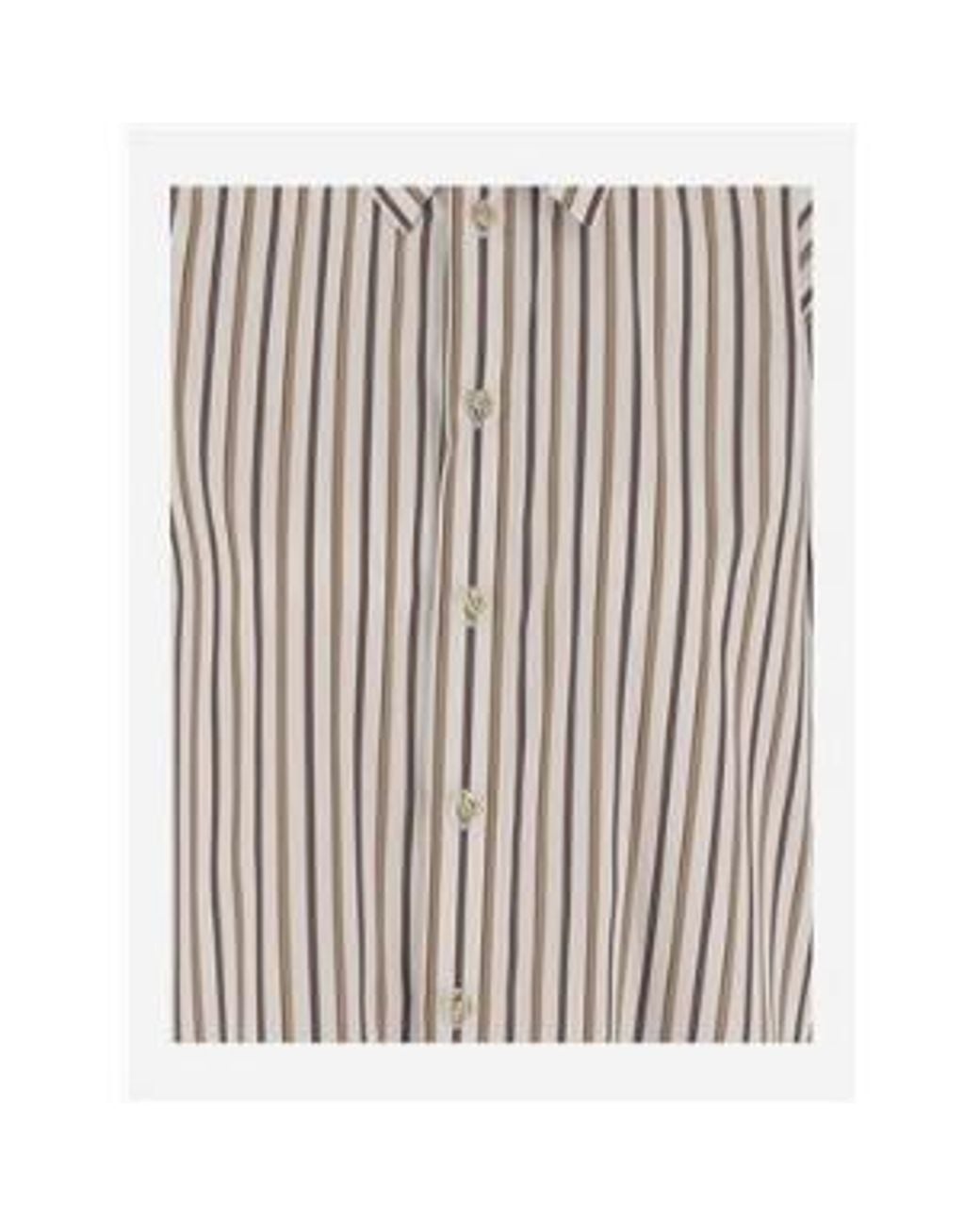 Bottega Veneta Multicolor Bold Striped Buttoned Shirt