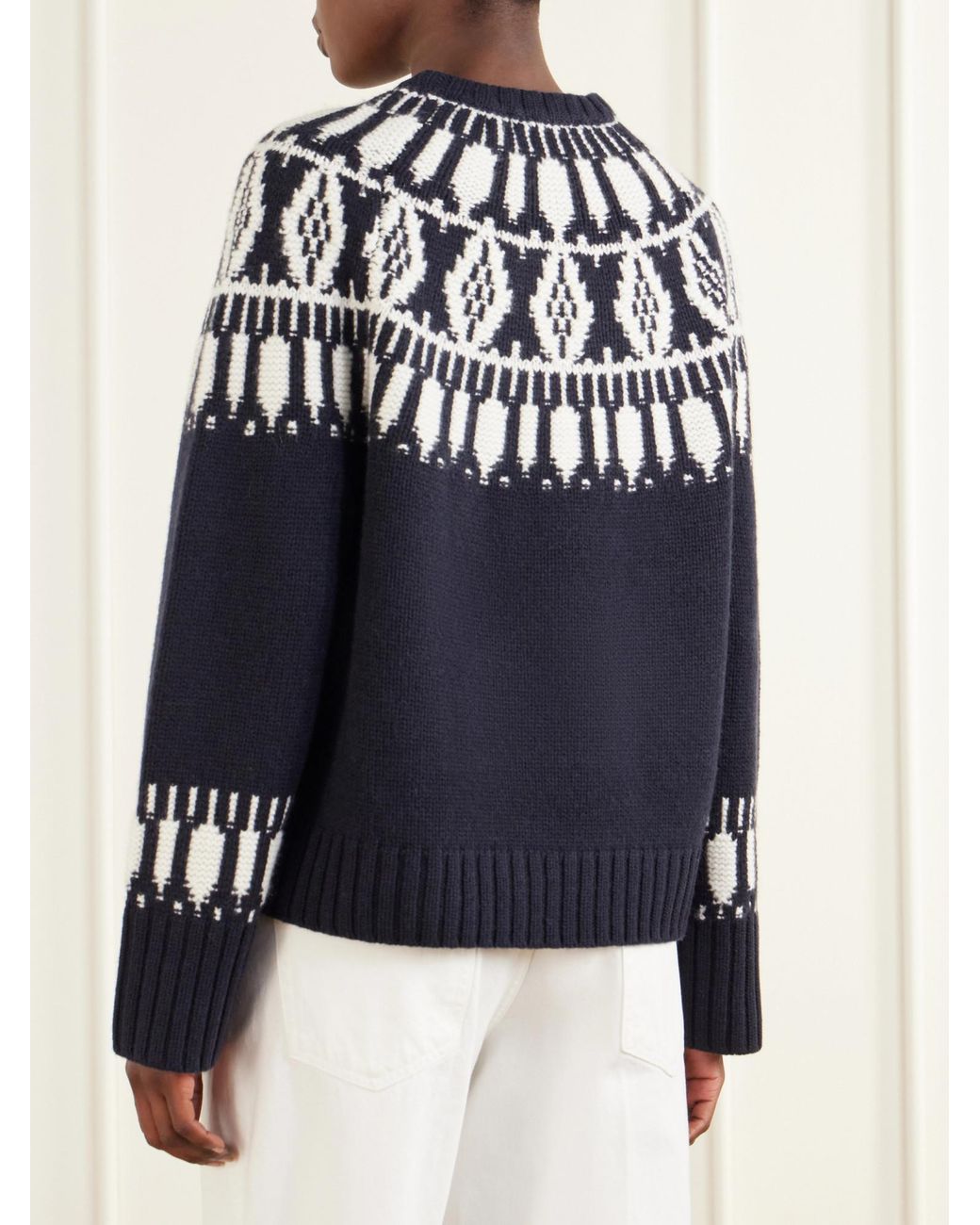 arch4 Black Jackson Fair Isle Cashmere Sweater