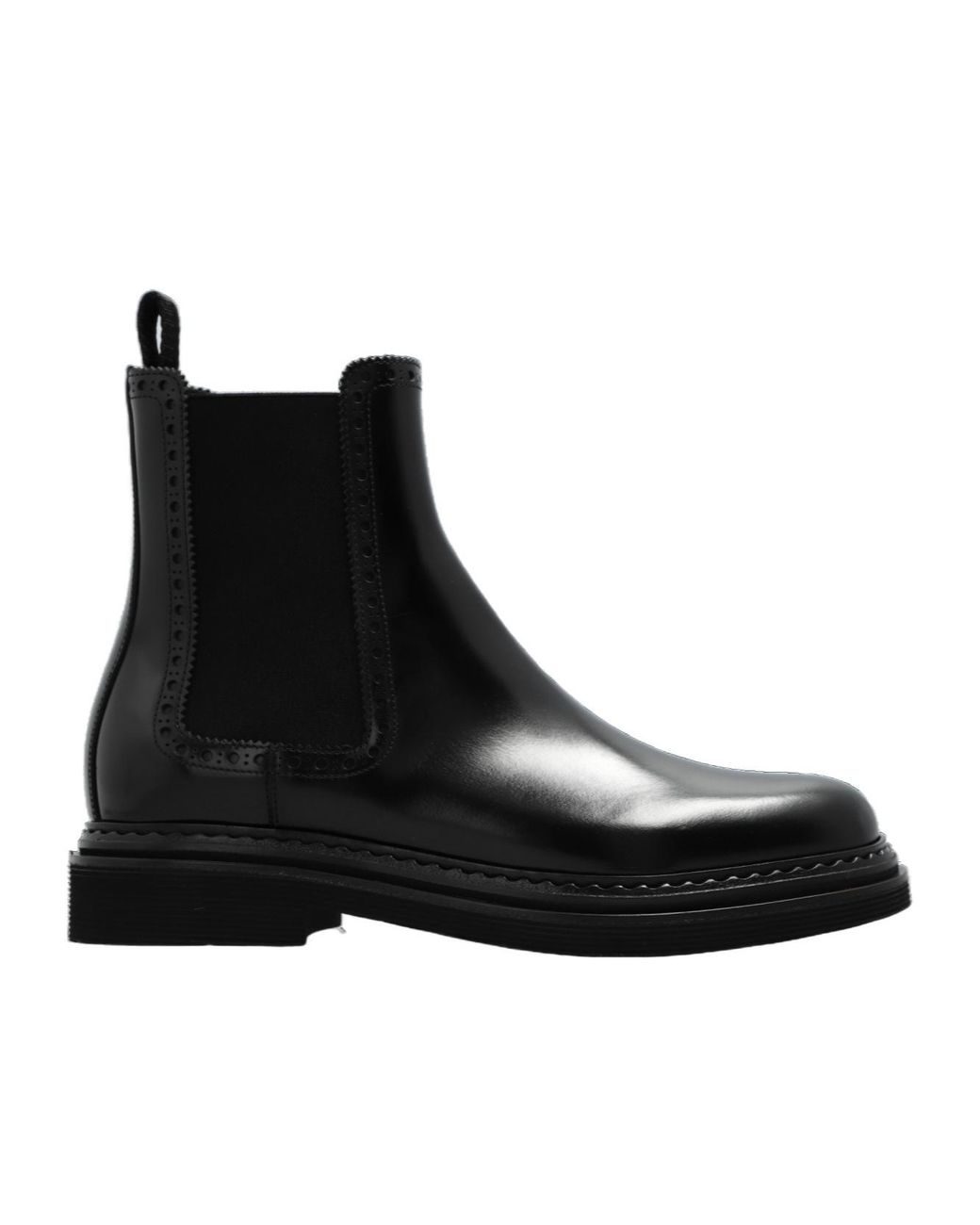 Dolce & Gabbana Black Chelsea Boots