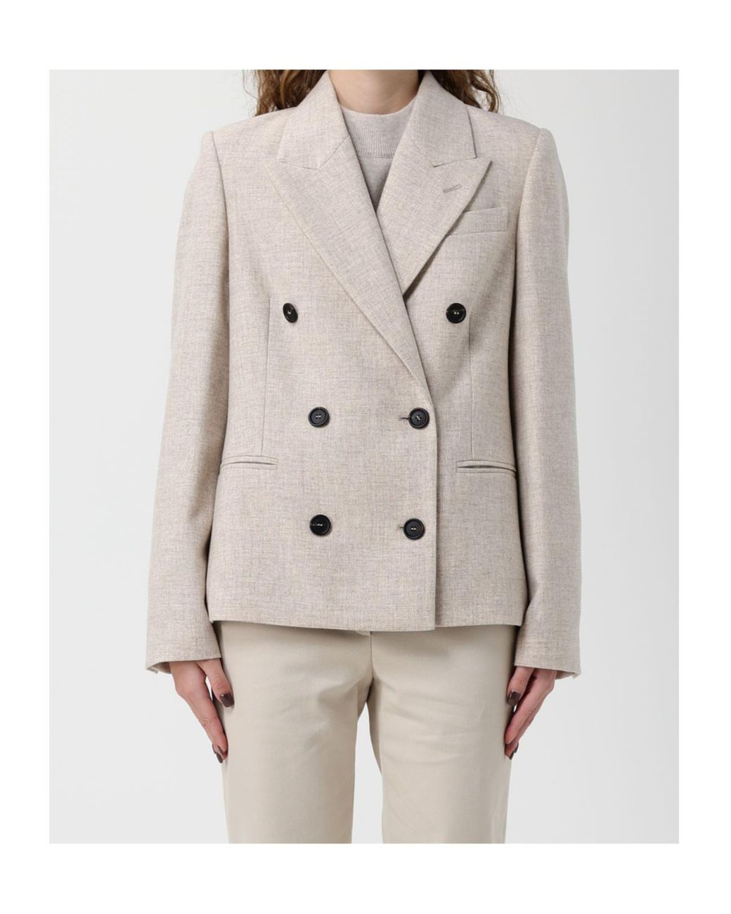 Brunello Cucinelli White Jacket