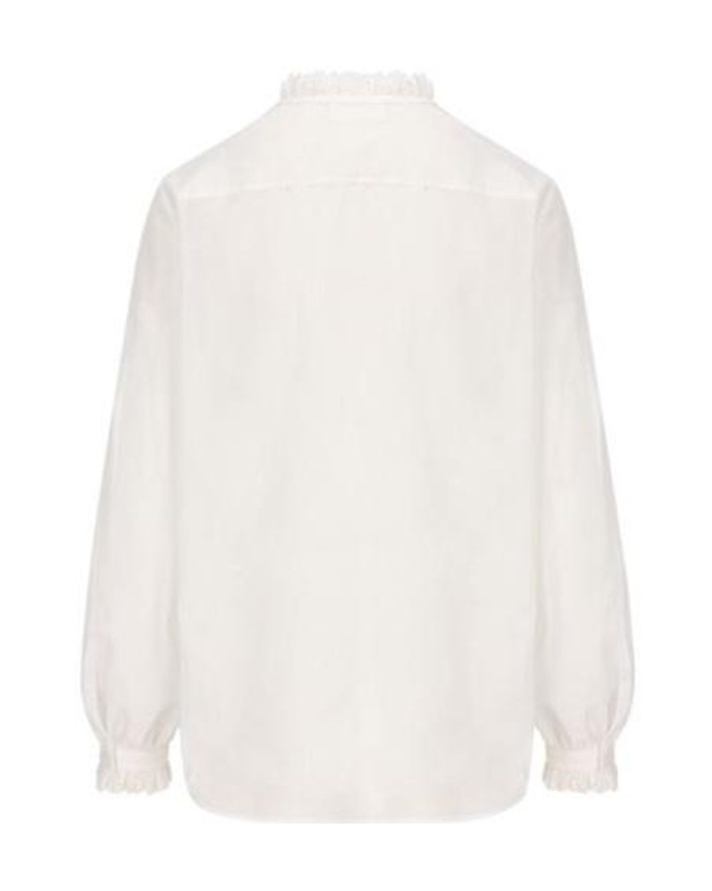 Céline White Long Sleeve Shirt