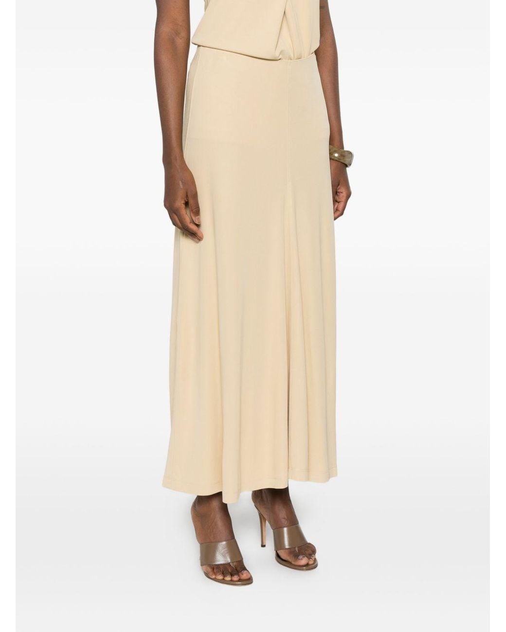 Totême Natural Flared Maxi Skirt